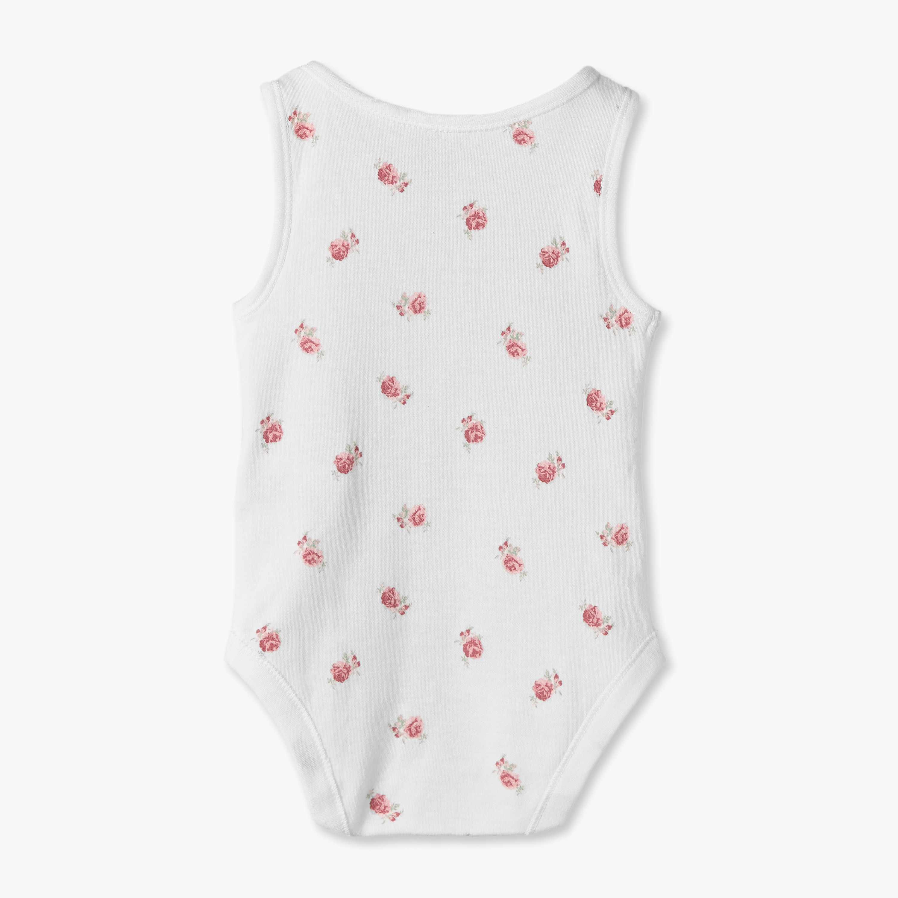 Pack of 5 Juniors Crew Neck Sleeveless Bodysuit with Floral Print-baby-girls-clothing-bodysuits-image-7