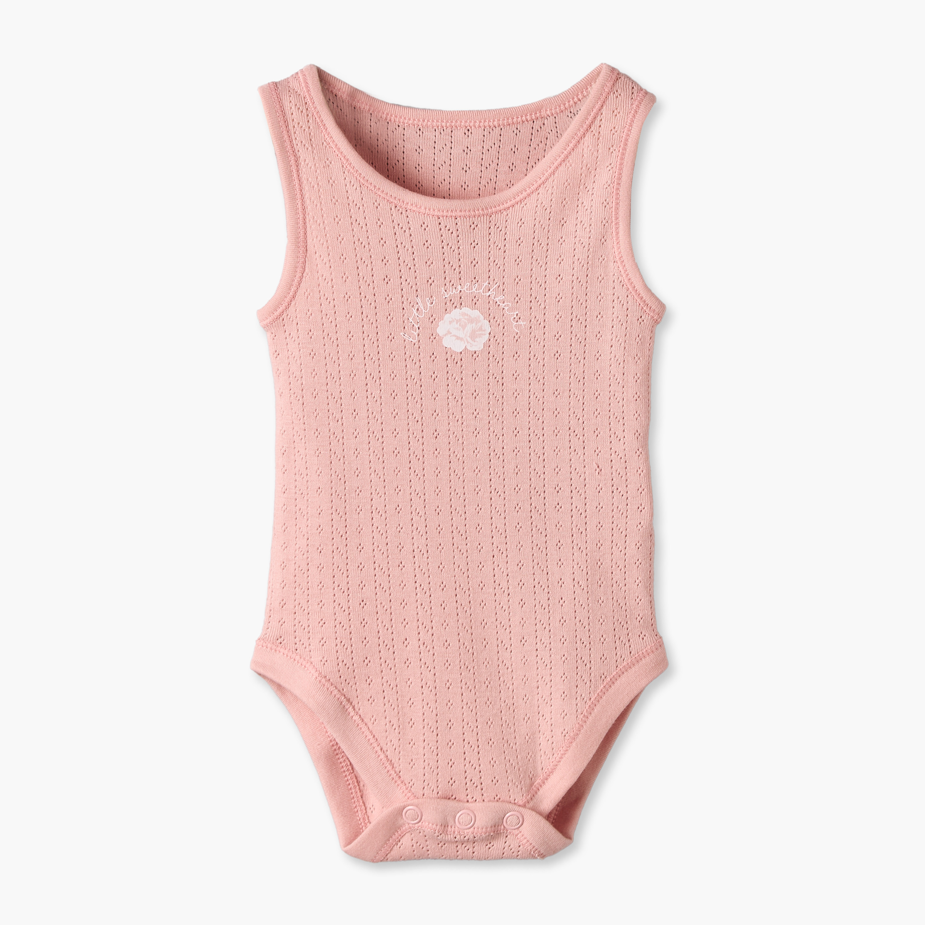 Pack of 5 Juniors Crew Neck Sleeveless Bodysuit with Floral Print-baby-girls-clothing-bodysuits-image-6