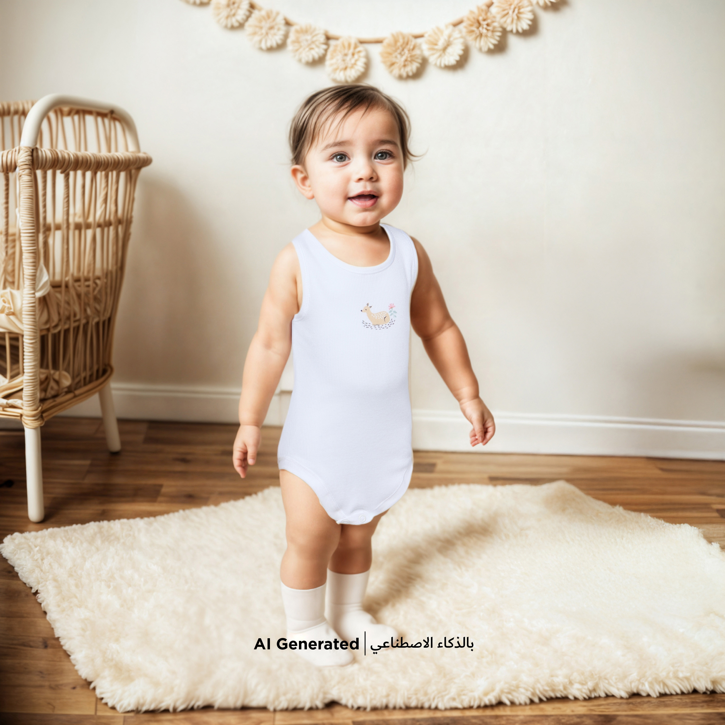 بودي سوت دون أكمام بطبعات سفاري وأزرار إغلاق كبّاسة من جونيورز - طقم 5 قطع-baby-boys-clothing-multipacks-image-5