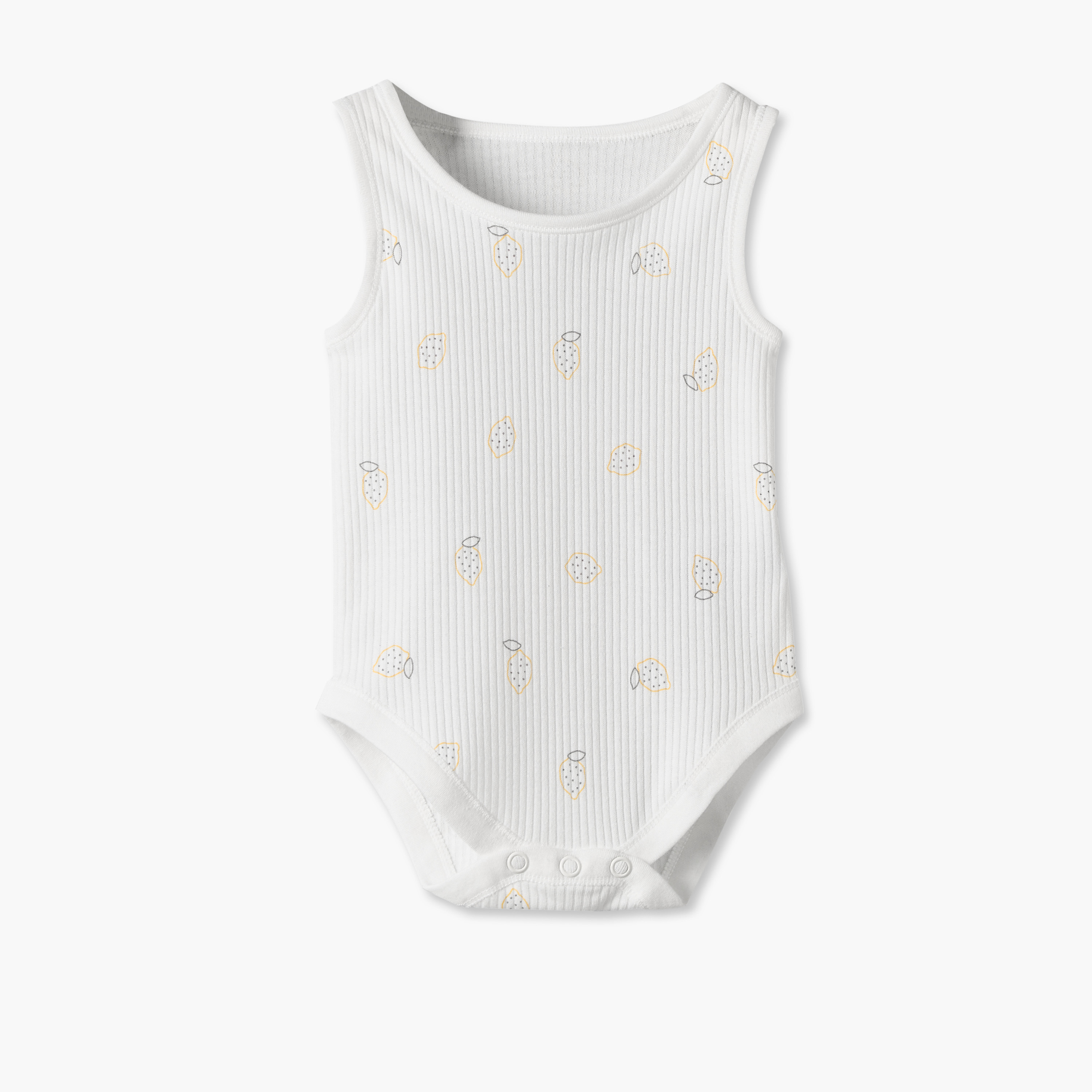 Pack of 5 Juniors Crew Neck Sleeveless Bodysuit with Assorted Print-baby-girls-clothing-bodysuits-image-7