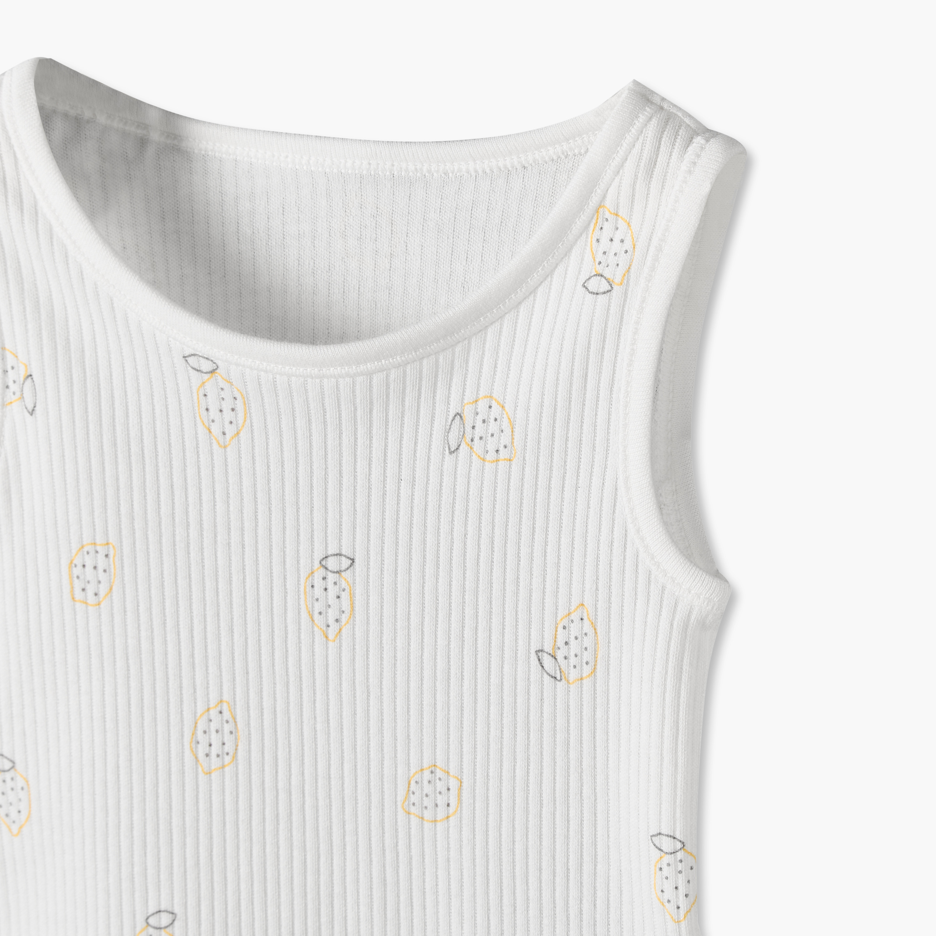 Pack of 5 Juniors Crew Neck Sleeveless Bodysuit with Assorted Print-baby-girls-clothing-bodysuits-image-9