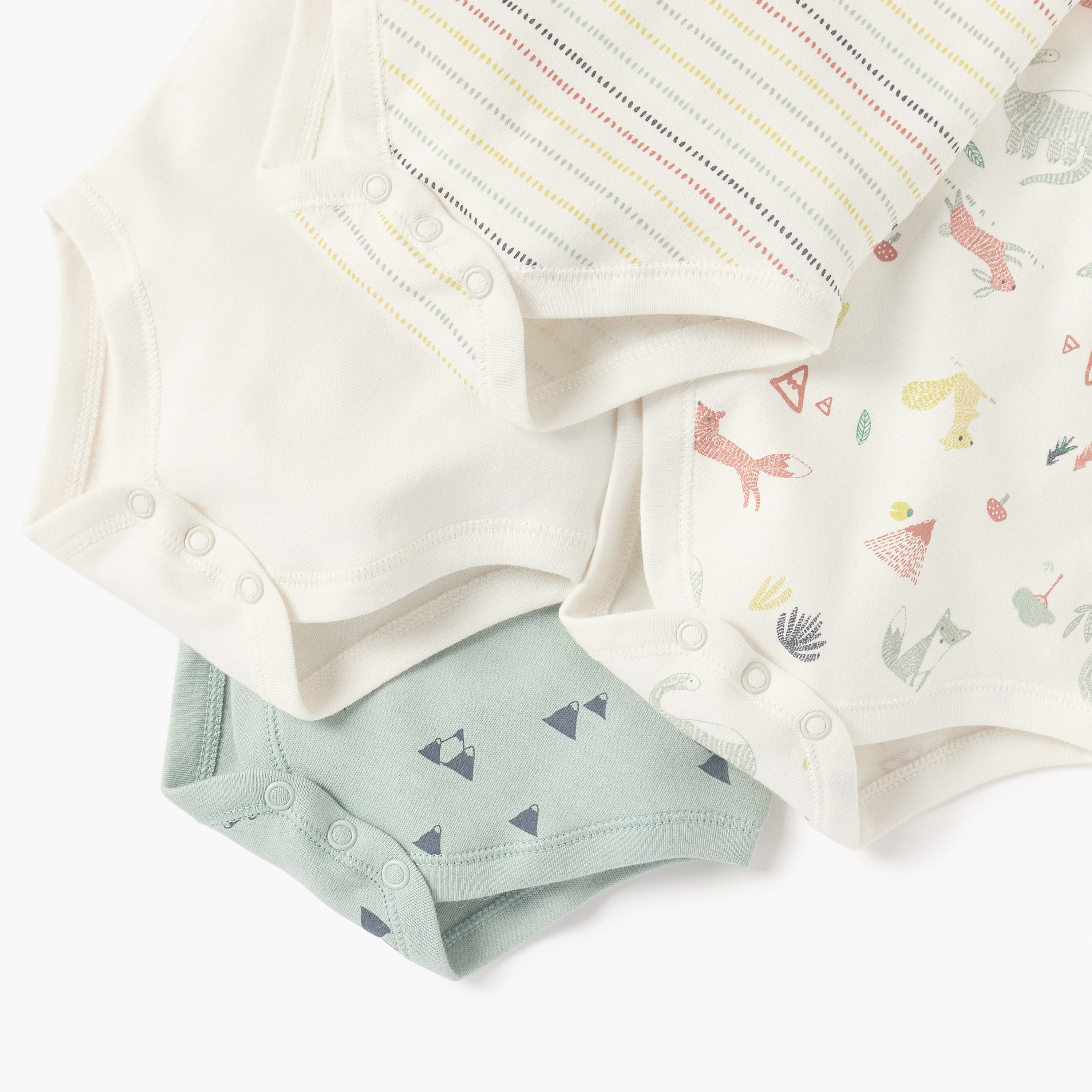 Juniors Printed Sleeveless Bodysuit with Round Neck - Set of 7-baby-boys-clothing-multipacks-image-4