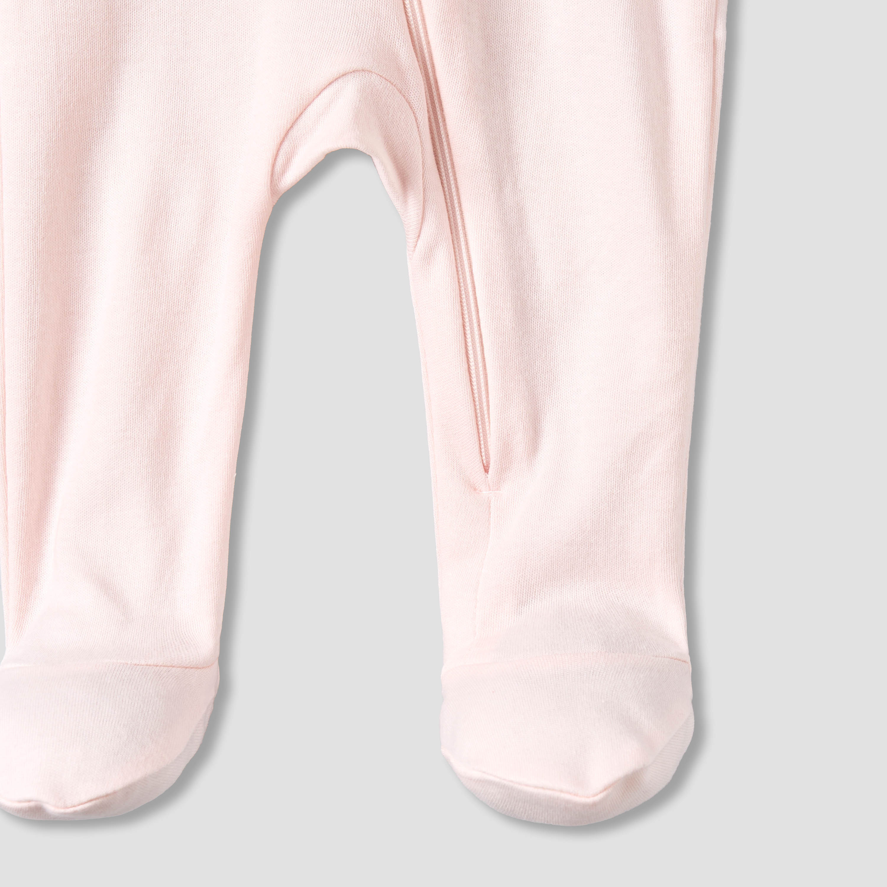 Pack of 5 Juniors Cotton Round Neck Long Sleeves Sleepsuit with Zip Closure-baby-girls-clothing-nightwear-sleepsuits-image-9
