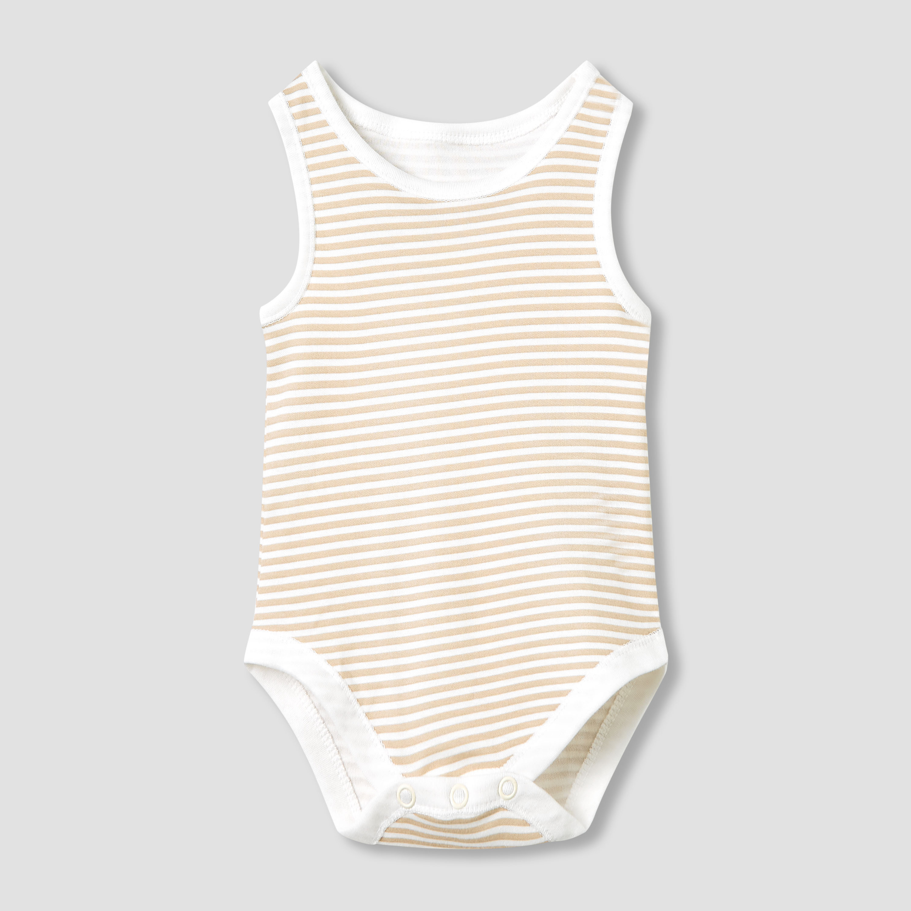 Juniors Round Neck Bodysuit with Snap Button Closure - Cotton - Sleeveless - Set of 5-baby-boys-clothing-bodysuits-image-5