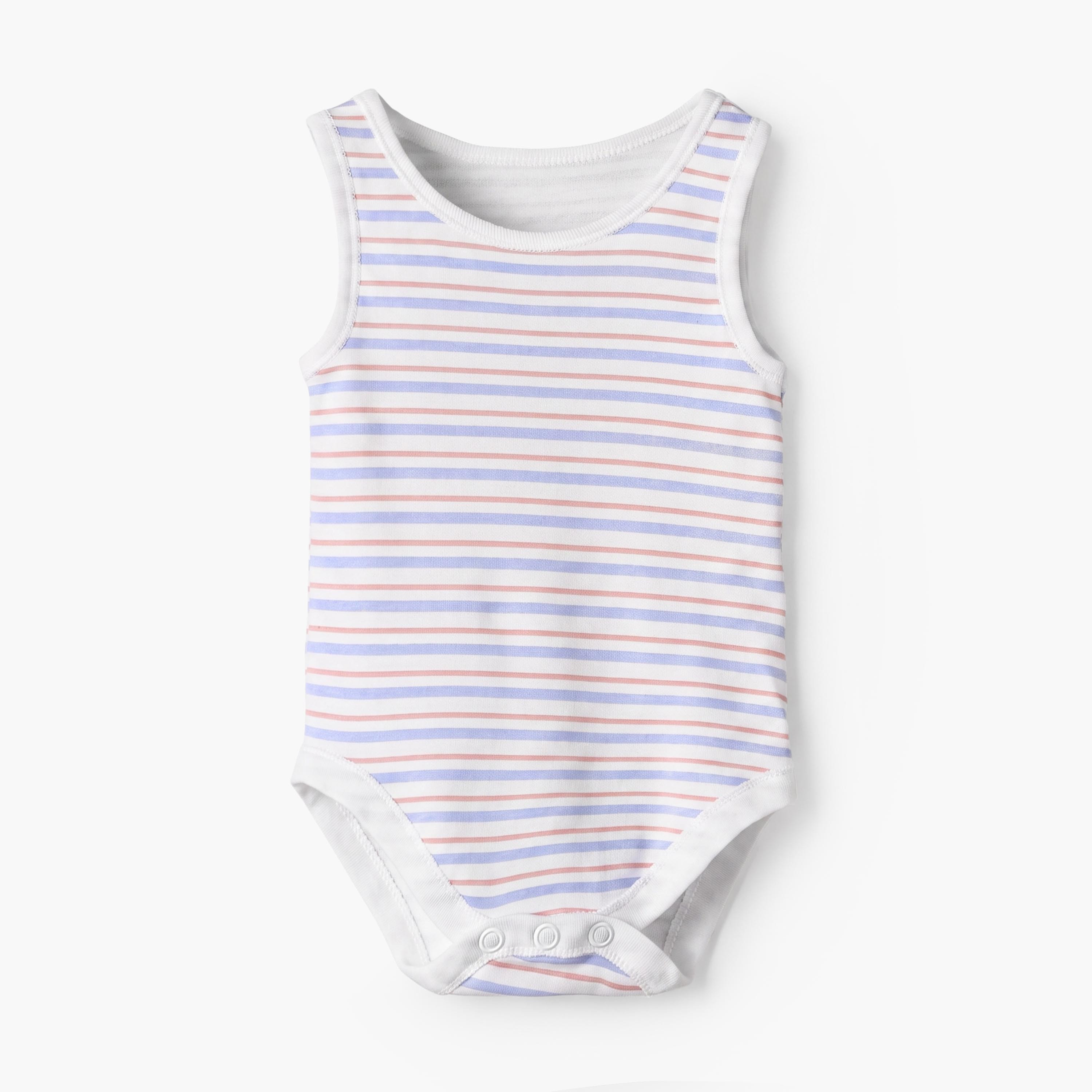 Pack of 5 Juniors Crew Neck Sleeveless Bodysuit with Nautical Print-baby-boys-clothing-bodysuits-image-6
