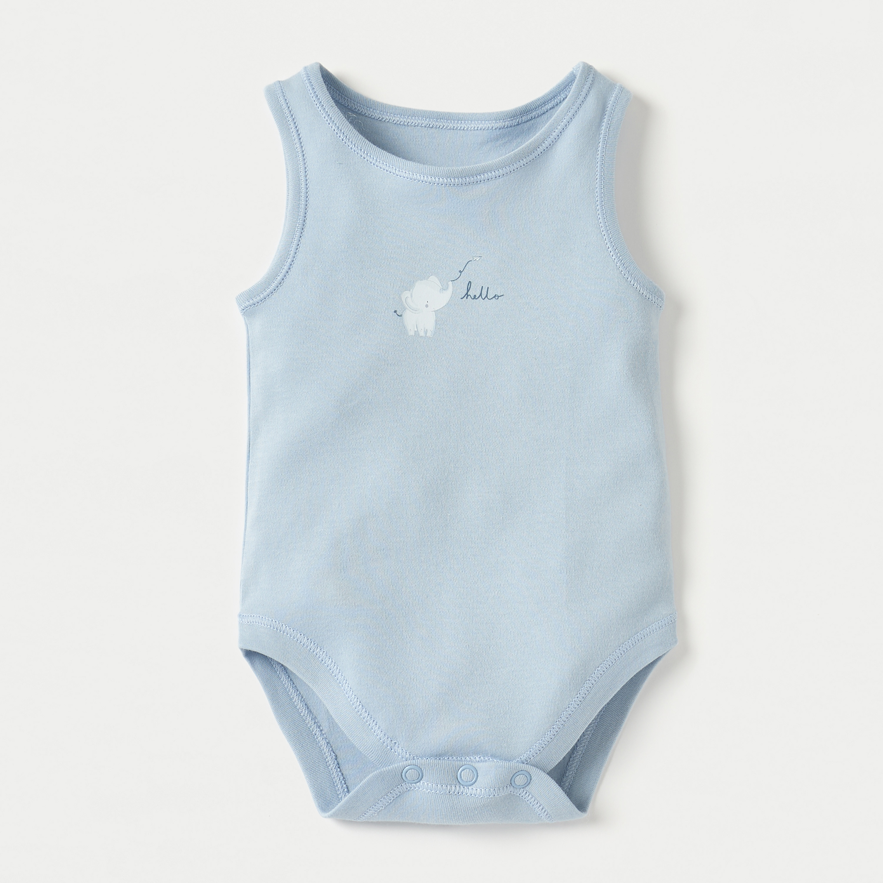 بودي سوت دون أكمام بطبعات وأزرار إغلاق كباسة من جونيورز - طقم من 7 قطع-baby-boys-clothing-multipacks-image-2