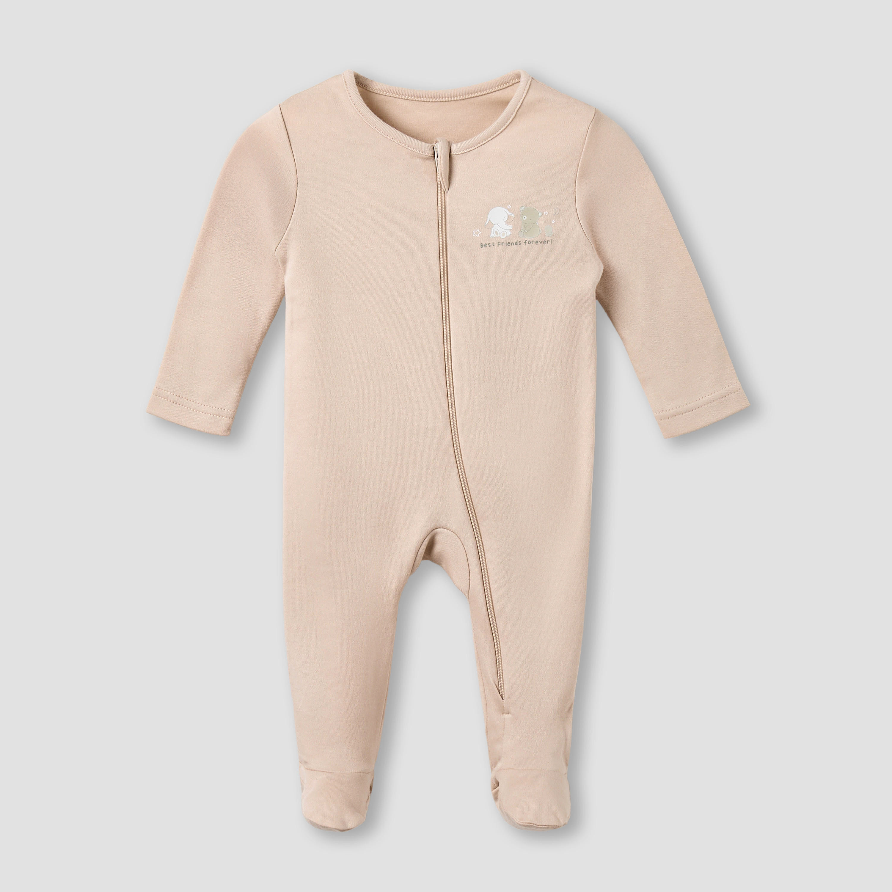 Pack of 5 Juniors Cotton Round Neck Long Sleeves Sleepsuit with Fun Print-baby-boys-clothing-nightwear-sleepsuits-image-2