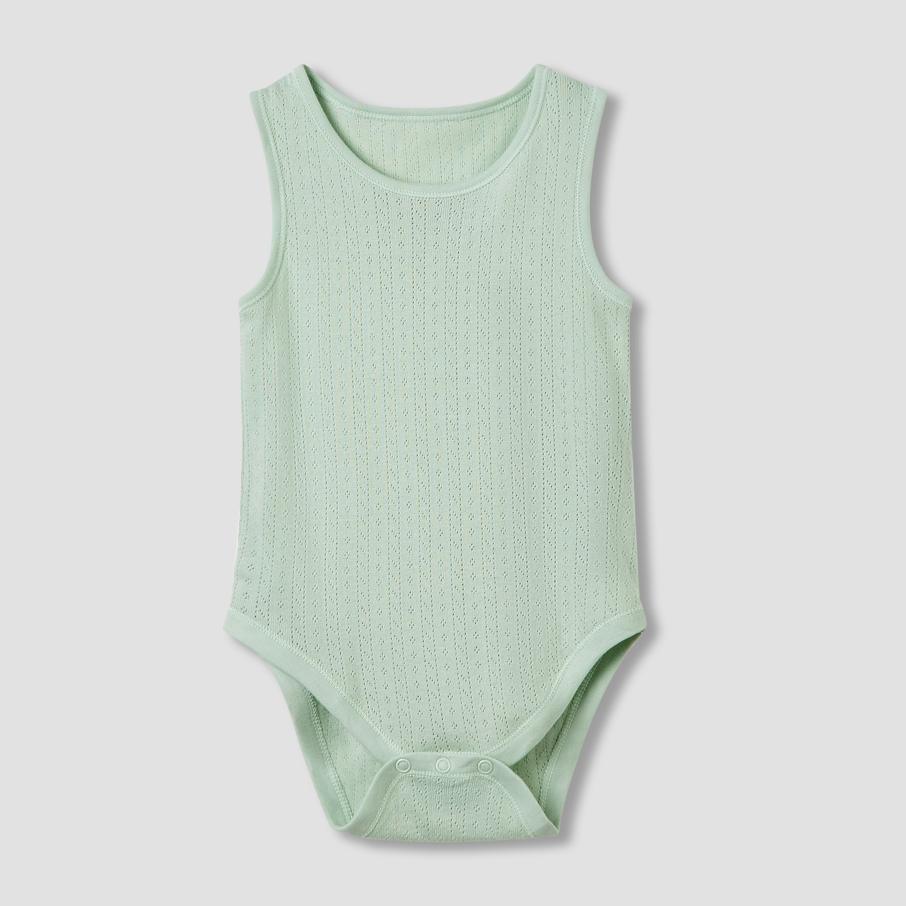 Juniors Round Neck Bodysuit with Snap Button Closure - Cotton - Sleeveless - Set of 5-baby-boys-clothing-bodysuits-image-2