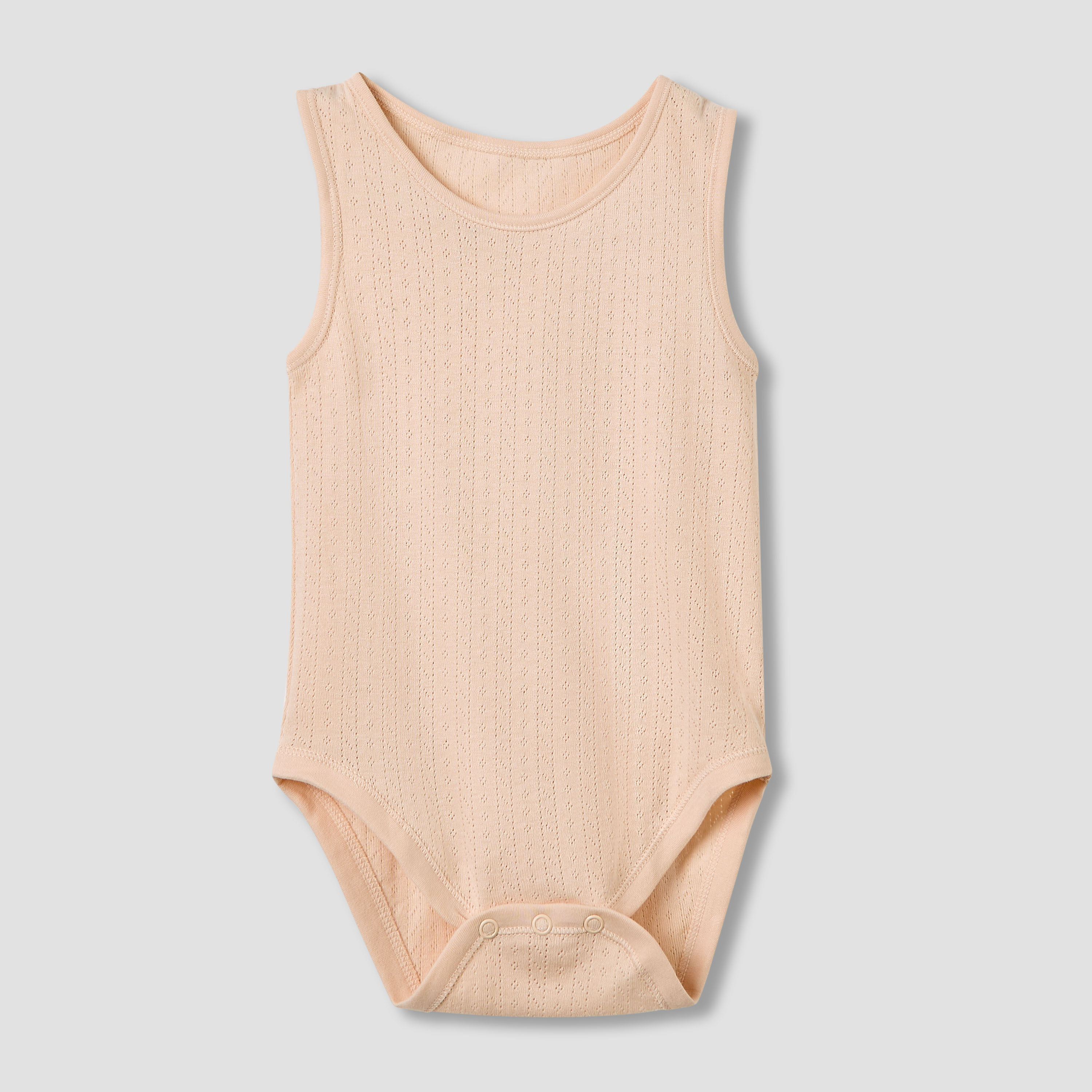 Juniors Round Neck Bodysuit with Snap Button Closure - Cotton - Sleeveless - Set of 5-baby-boys-clothing-bodysuits-image-3