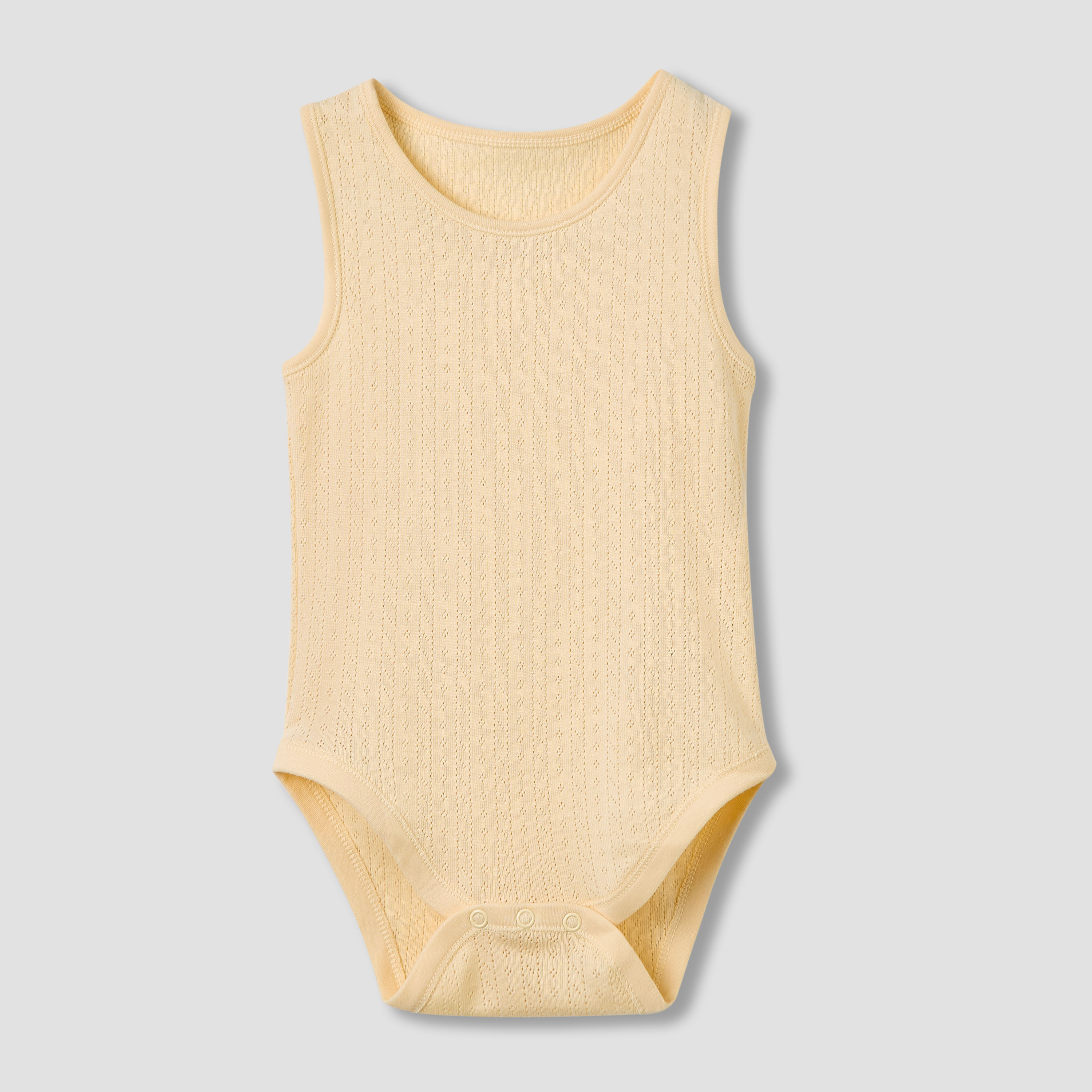 Juniors Round Neck Bodysuit with Snap Button Closure - Cotton - Sleeveless - Set of 5-baby-boys-clothing-bodysuits-image-4