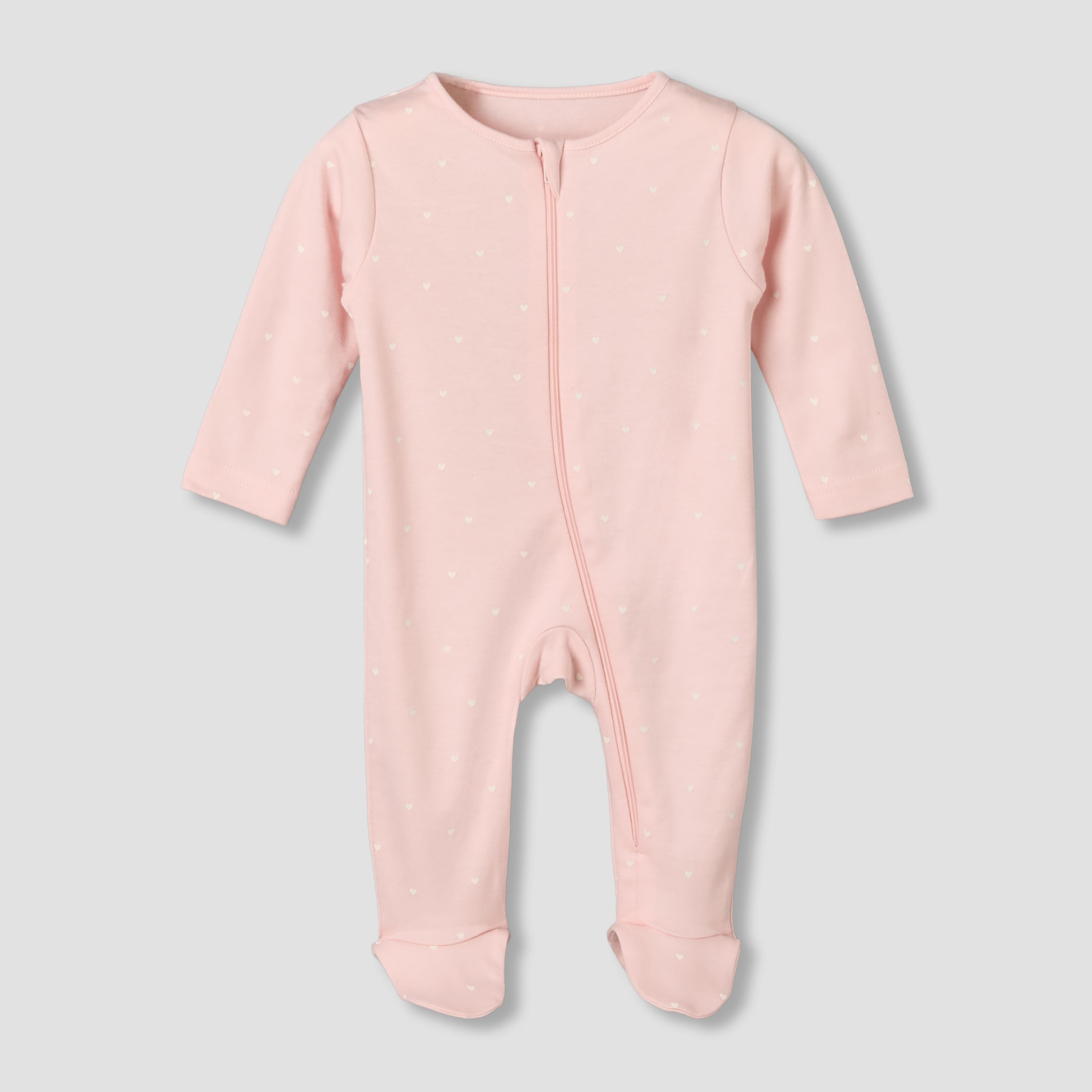 Pack of 5 Juniors Cotton Crew Neck Long Sleeves Sleepsuit with Assorted Print-baby-girls-clothing-nightwear-sleepsuits-image-6