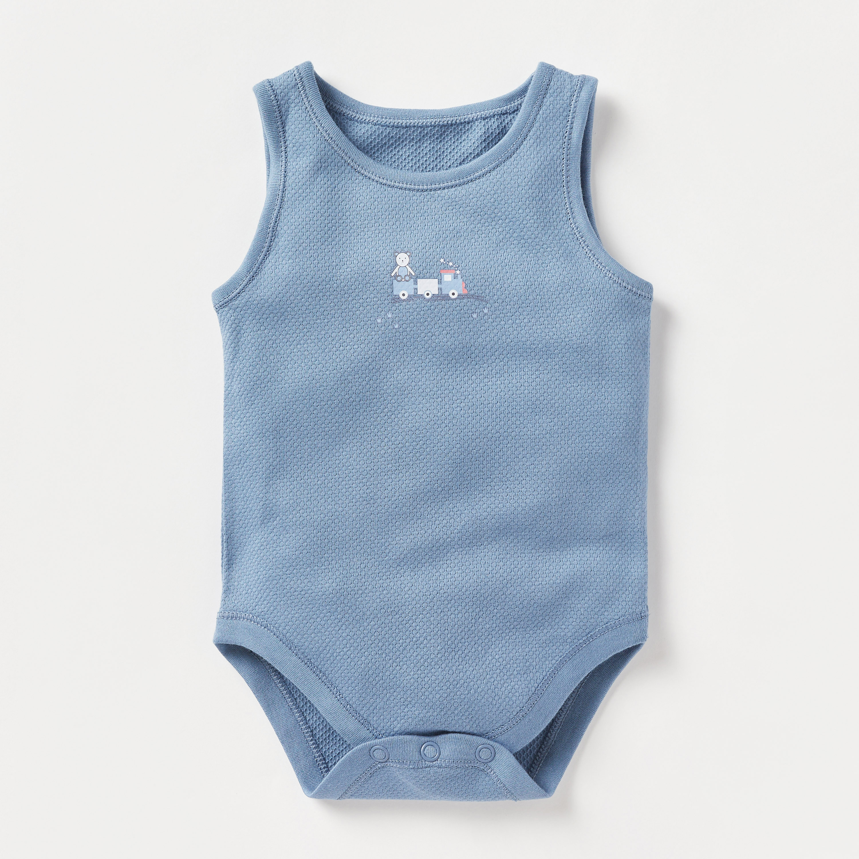 Juniors Printed Sleeveless Bodysuit - Set of 5-baby-boys-clothing-multipacks-image-2