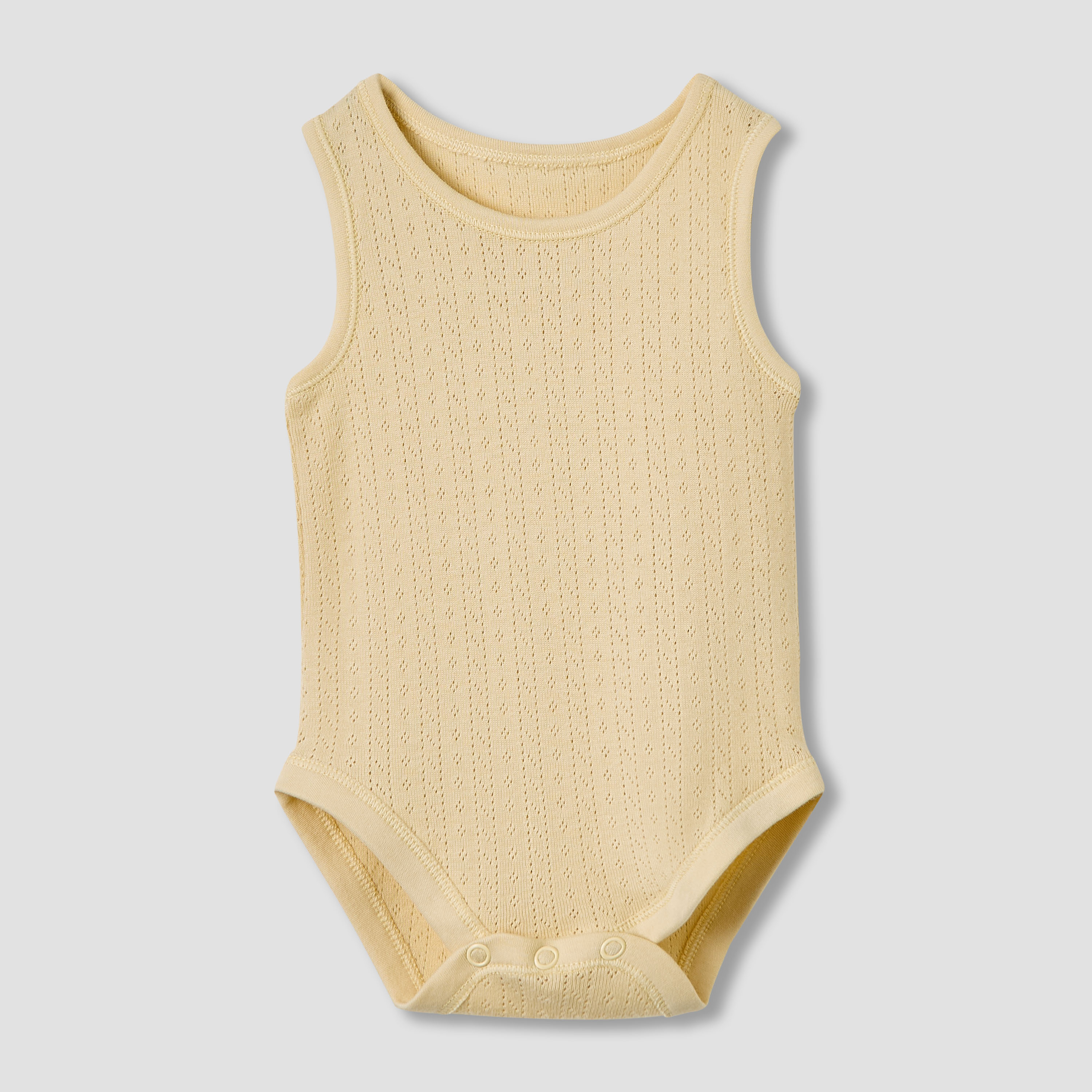 Juniors Round Neck Bodysuit with Texture - Cotton - Sleeveless - Set of 5-baby-girls-clothing-bodysuits-image-5
