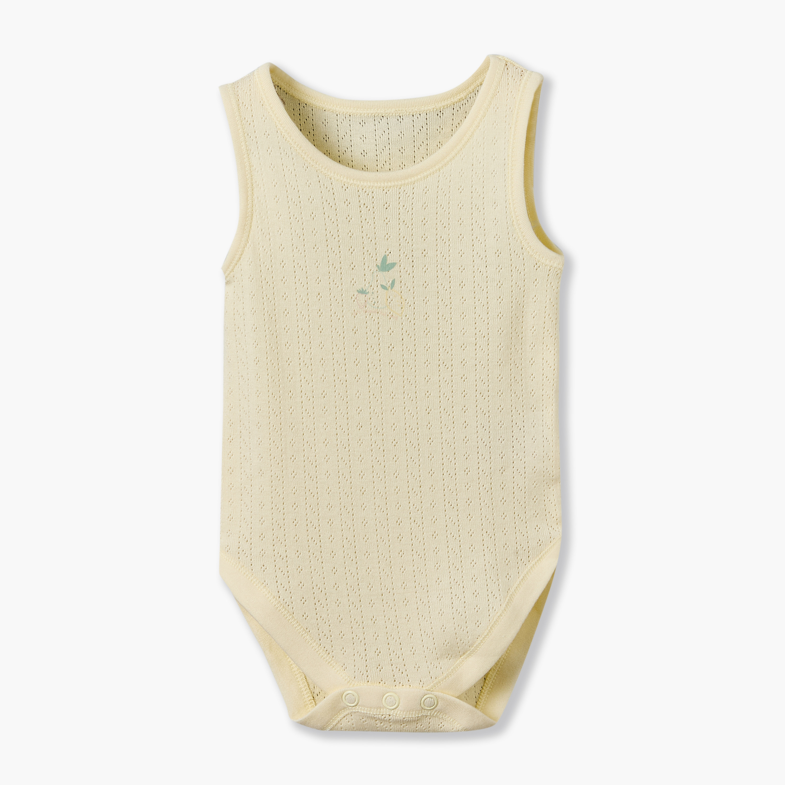 بودي سوت قطني بياقة مستديرة ودون أكمام وكباسين إغلاق من جونيورز - طقم من 7 قطع-baby-girls-clothing-bodysuits-image-9