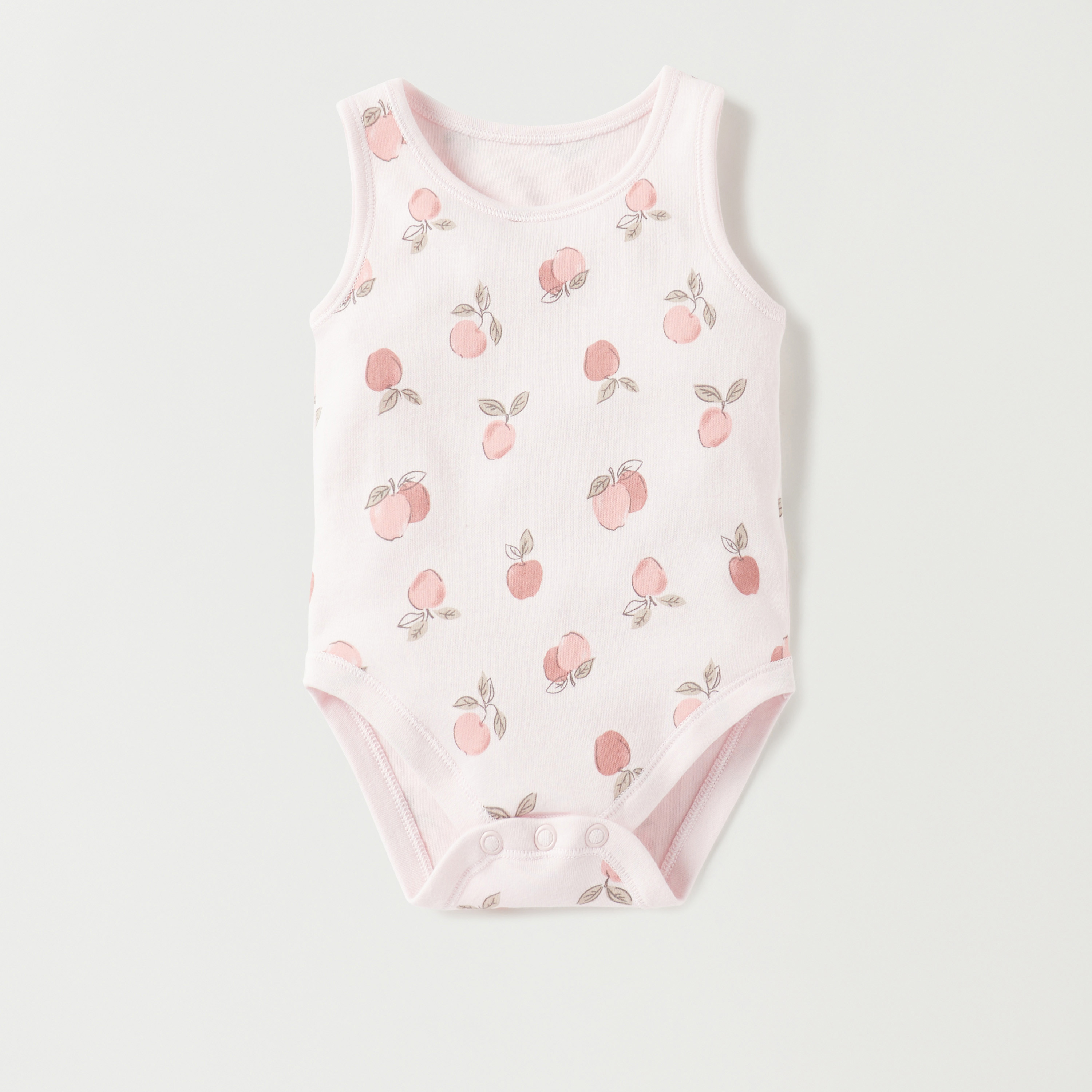 بودي سوت دون أكمام بطبعات من جونيورز - طقم من 7 قطع-baby-girls-clothing-bodysuits-image-1