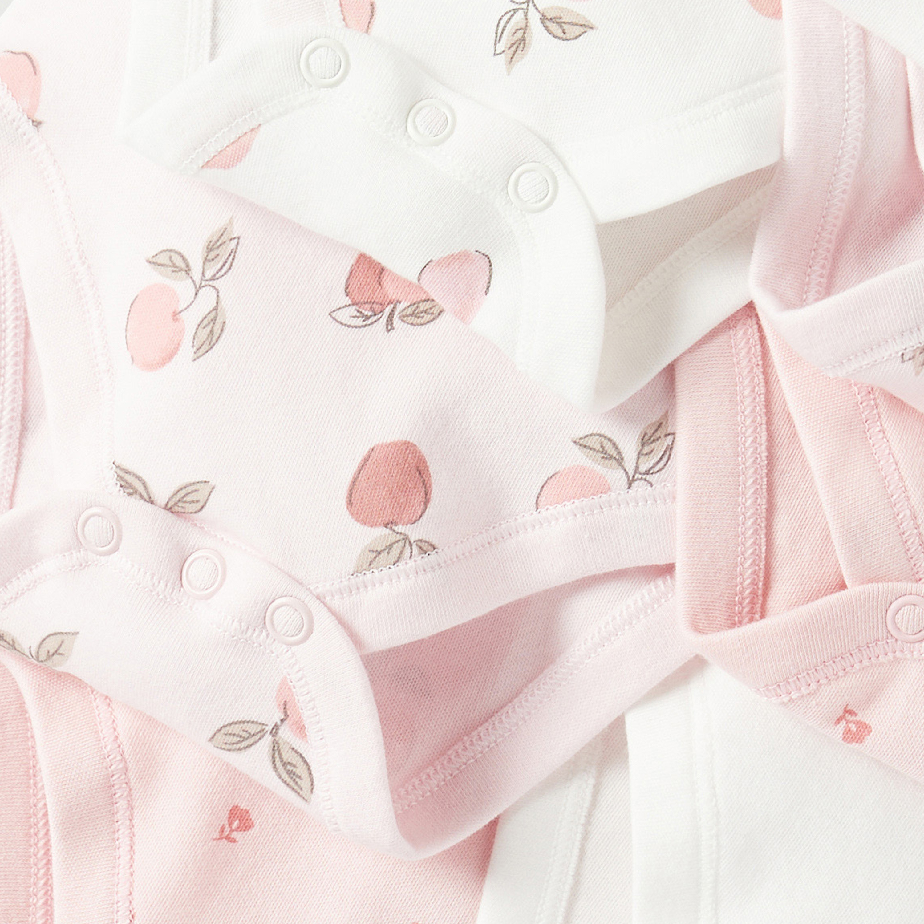 بودي سوت دون أكمام بطبعات من جونيورز - طقم من 7 قطع-baby-girls-clothing-bodysuits-image-9