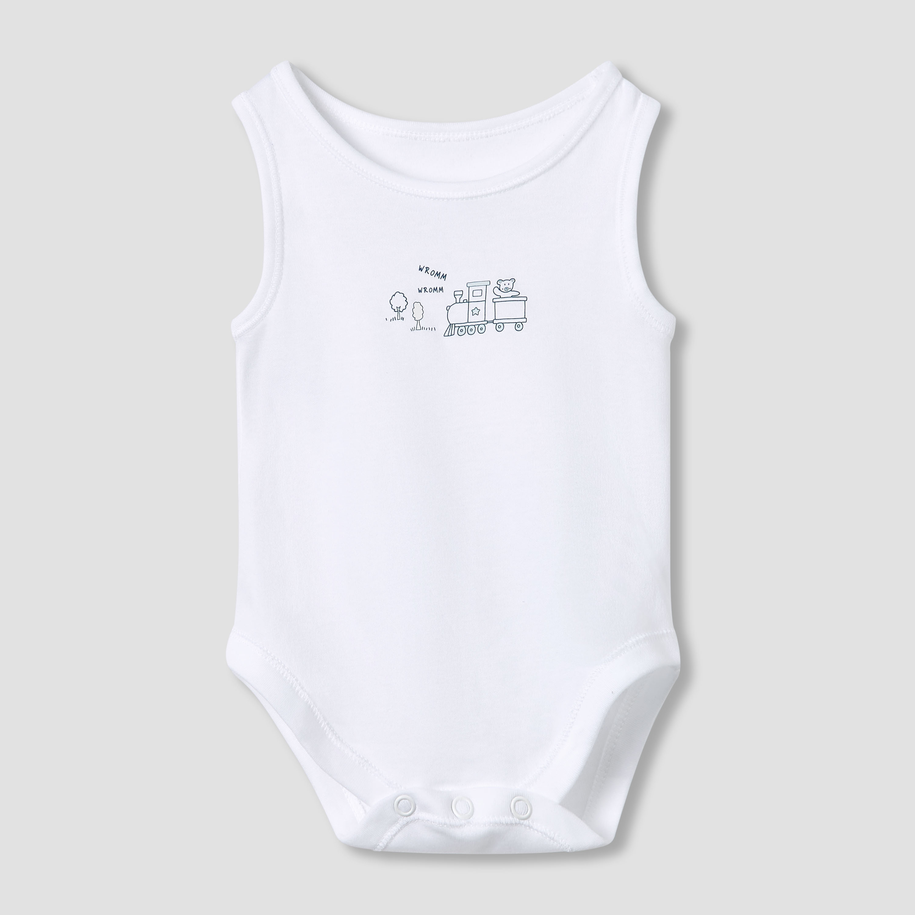 بودي سوت دون أكمام بأزرار إغلاق كبس وطبعات من جونيورز - طقم من 5 قطع-promo_babyshop_Buy2for115_UAE130126-image-5