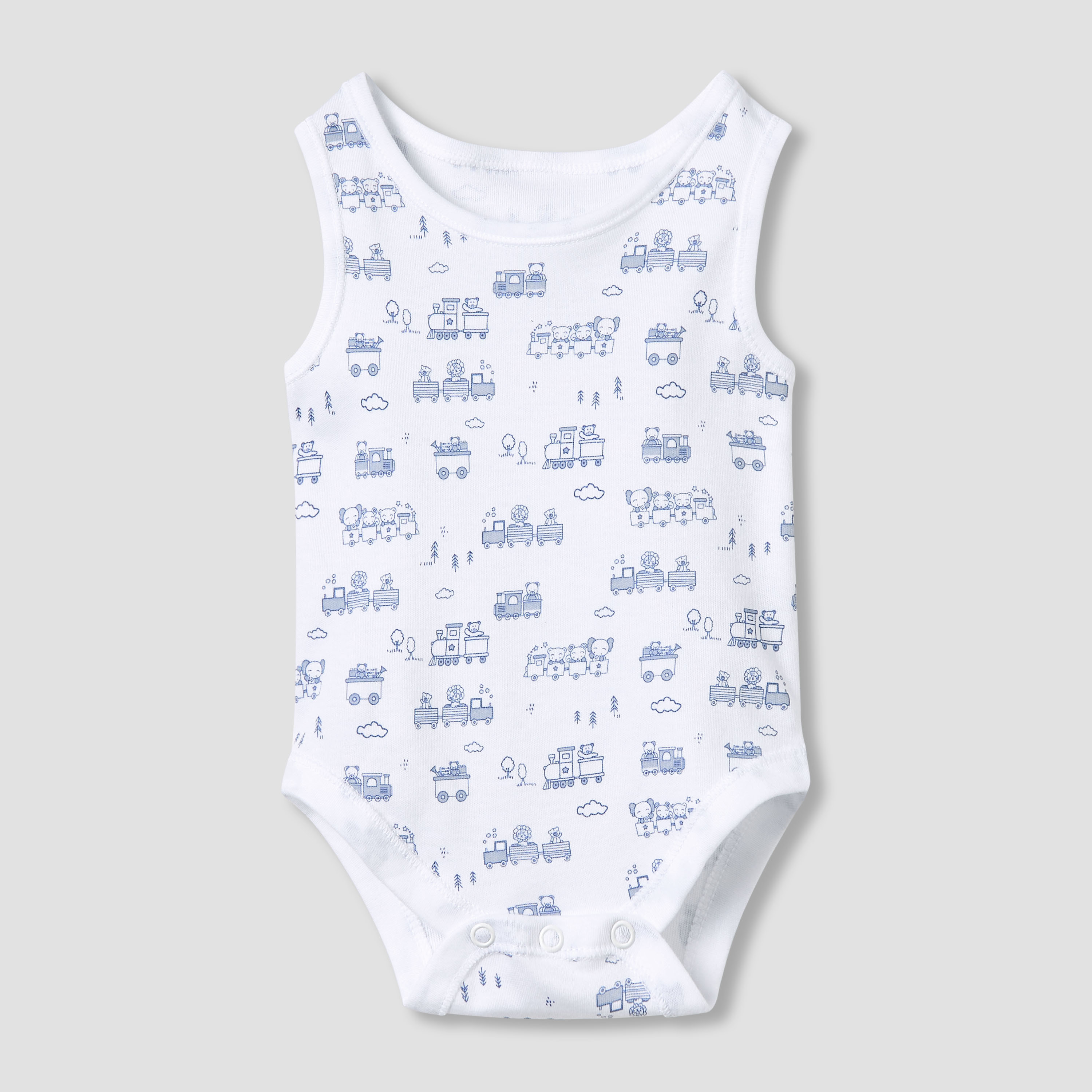 بودي سوت دون أكمام بأزرار إغلاق كبس وطبعات من جونيورز - طقم من 5 قطع-promo_babyshop_Buy2for115_UAE130126-image-6