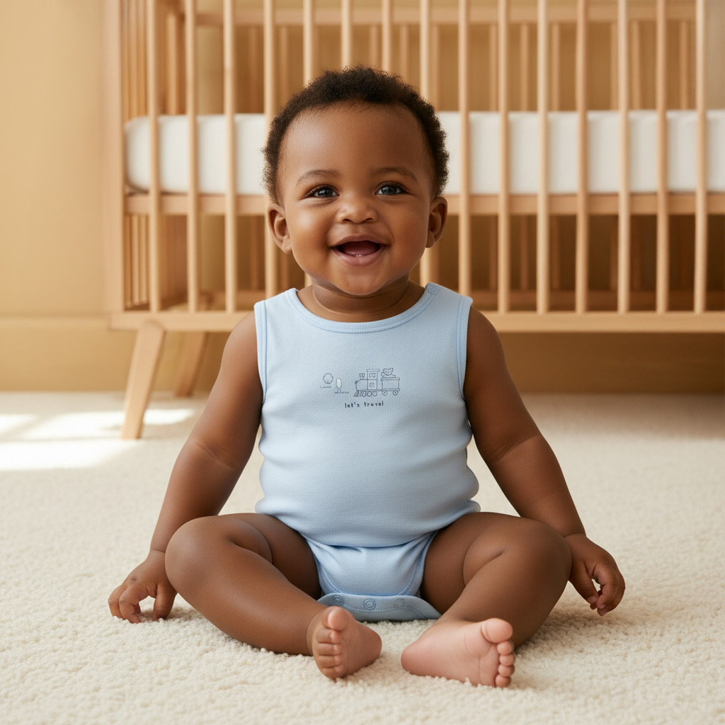 بودي سوت دون أكمام بأزرار إغلاق كبس وطبعات من جونيورز - طقم من 5 قطع-promo_babyshop_Buy2for115_UAE130126-image-8