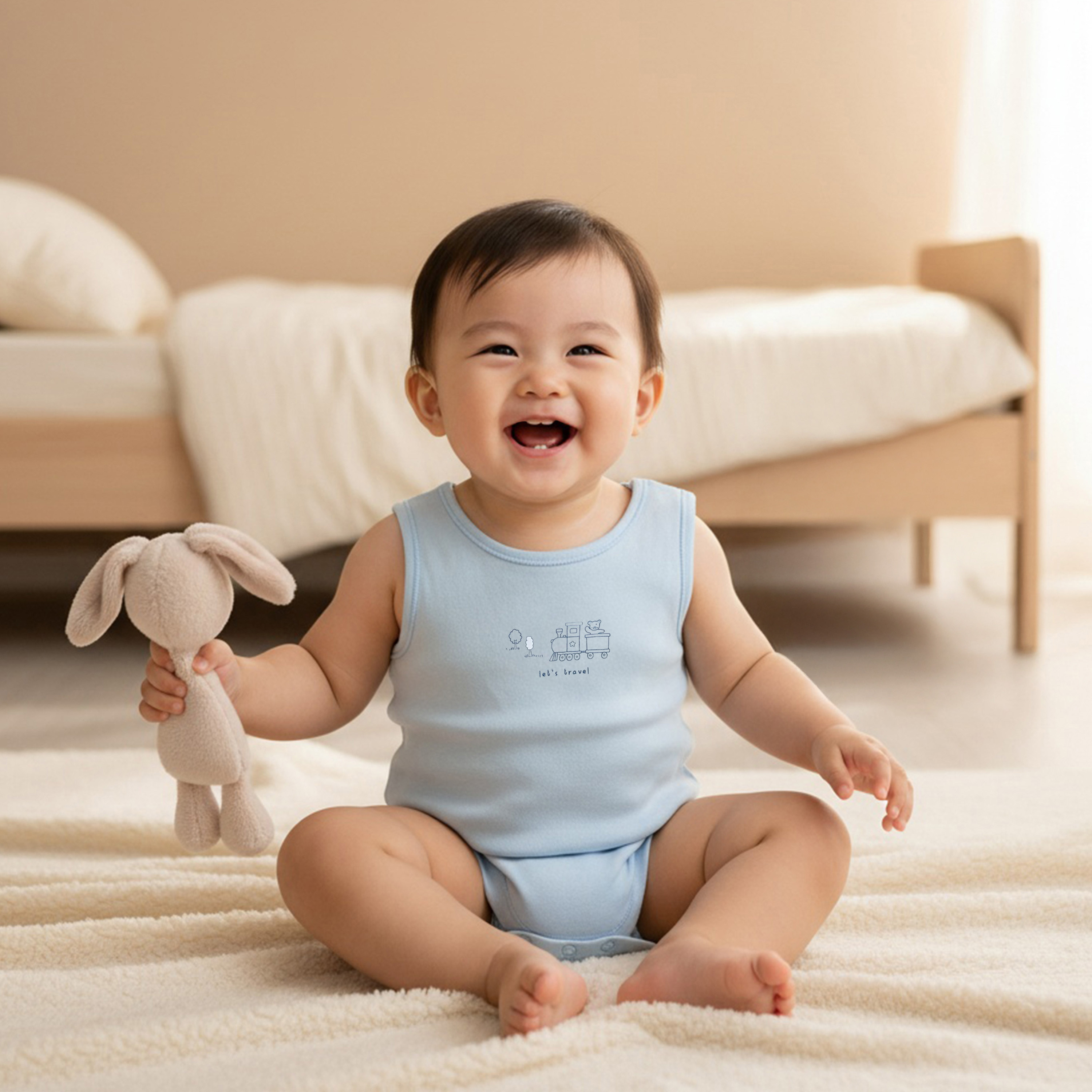 بودي سوت دون أكمام بأزرار إغلاق كبس وطبعات من جونيورز - طقم من 5 قطع-promo_babyshop_Buy2for115_UAE130126-image-9