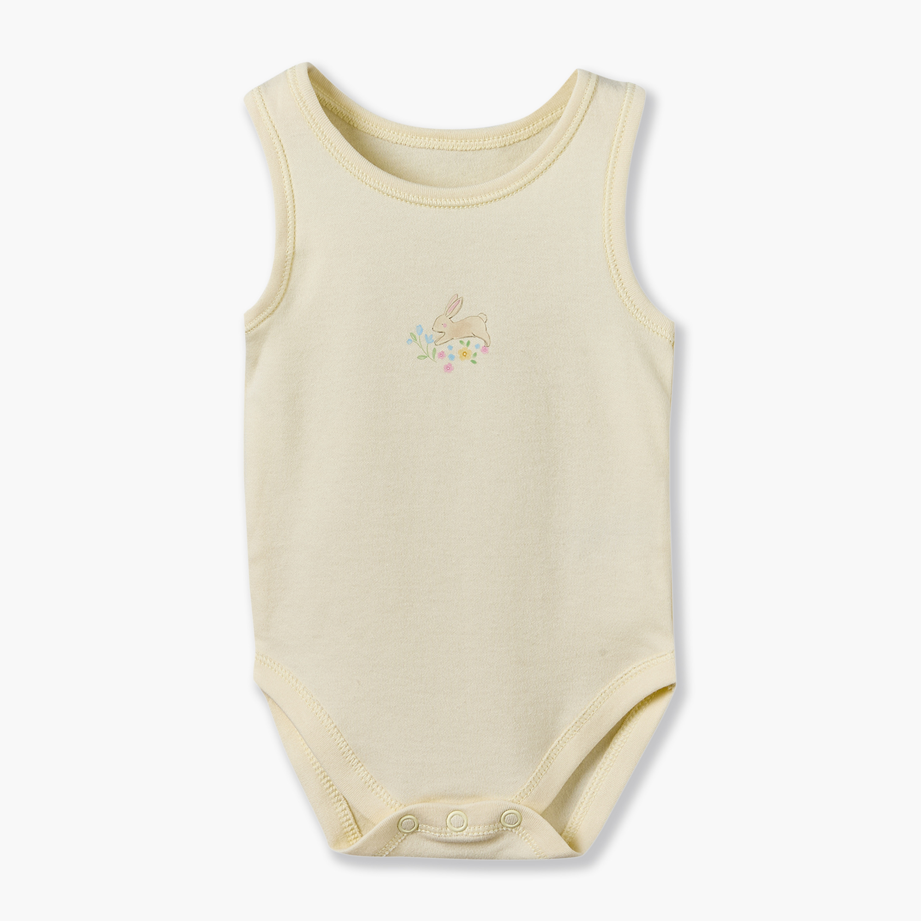 Pack of 7 Juniors Cotton Crew Neck Sleeveless Bodysuit with Snap Button Closure-baby-girls-clothing-bodysuits-image-8