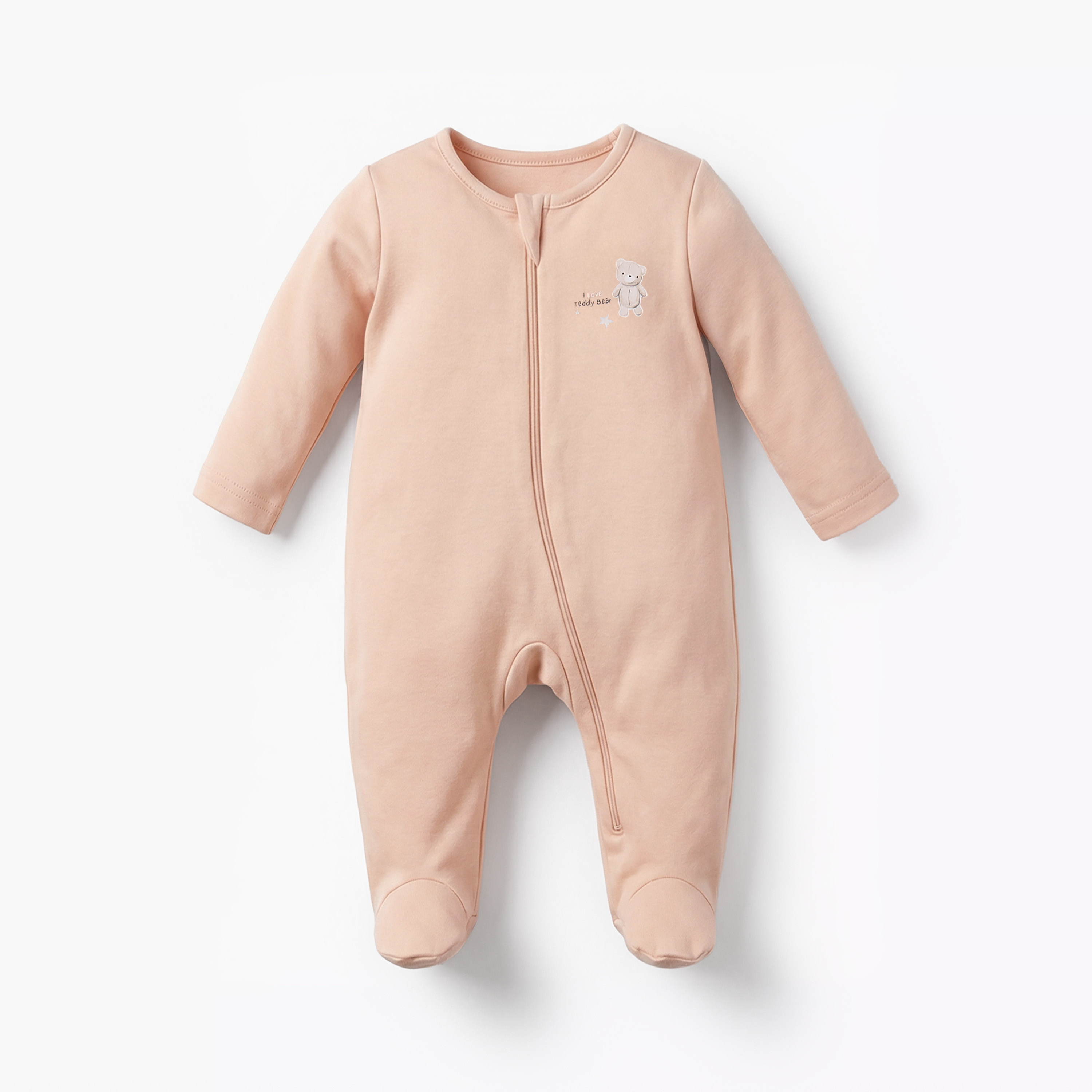 طقم بدلة نوم قطنية بأكمام طويلة بطبعات متنوعة من جونيورز – 5 قطع-baby-boys-clothing-nightwear-sleepsuits-image-7