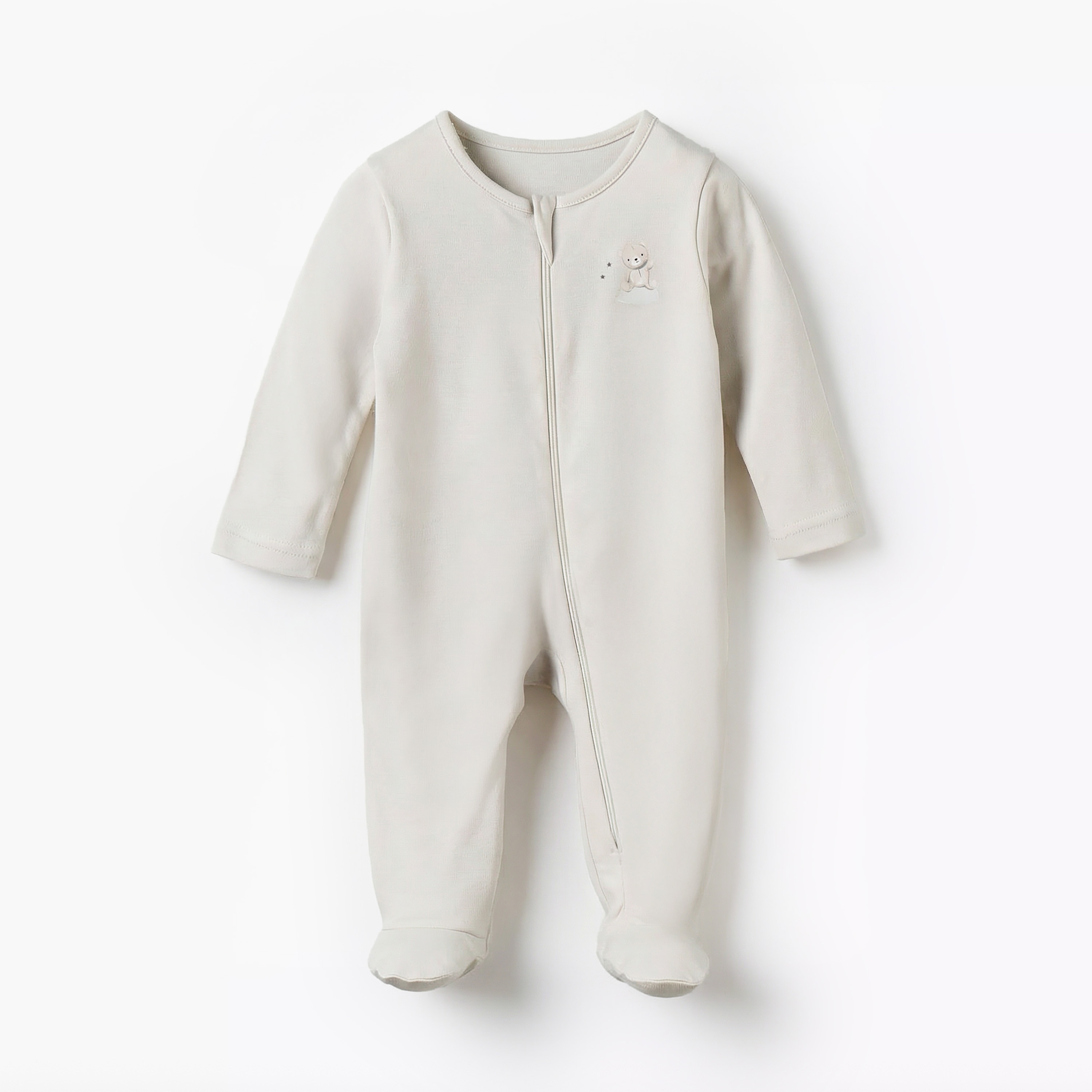 طقم بدلة نوم قطنية بأكمام طويلة بطبعات متنوعة من جونيورز – 5 قطع-baby-boys-clothing-nightwear-sleepsuits-image-3