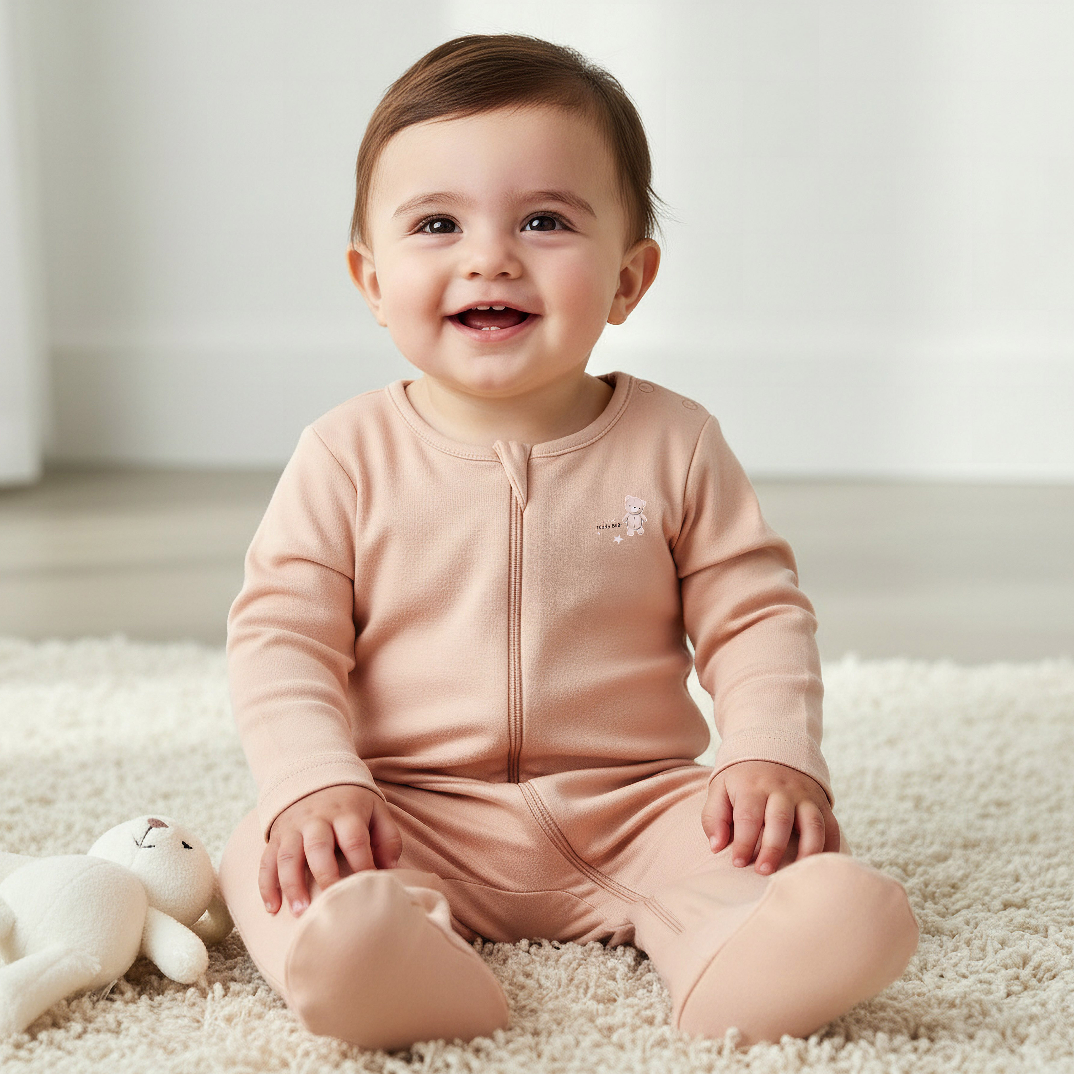 Pack of 5 Juniors Cotton Long Sleeves Sleepsuit with Assorted Print-baby-boys-clothing-nightwear-sleepsuits-image-2