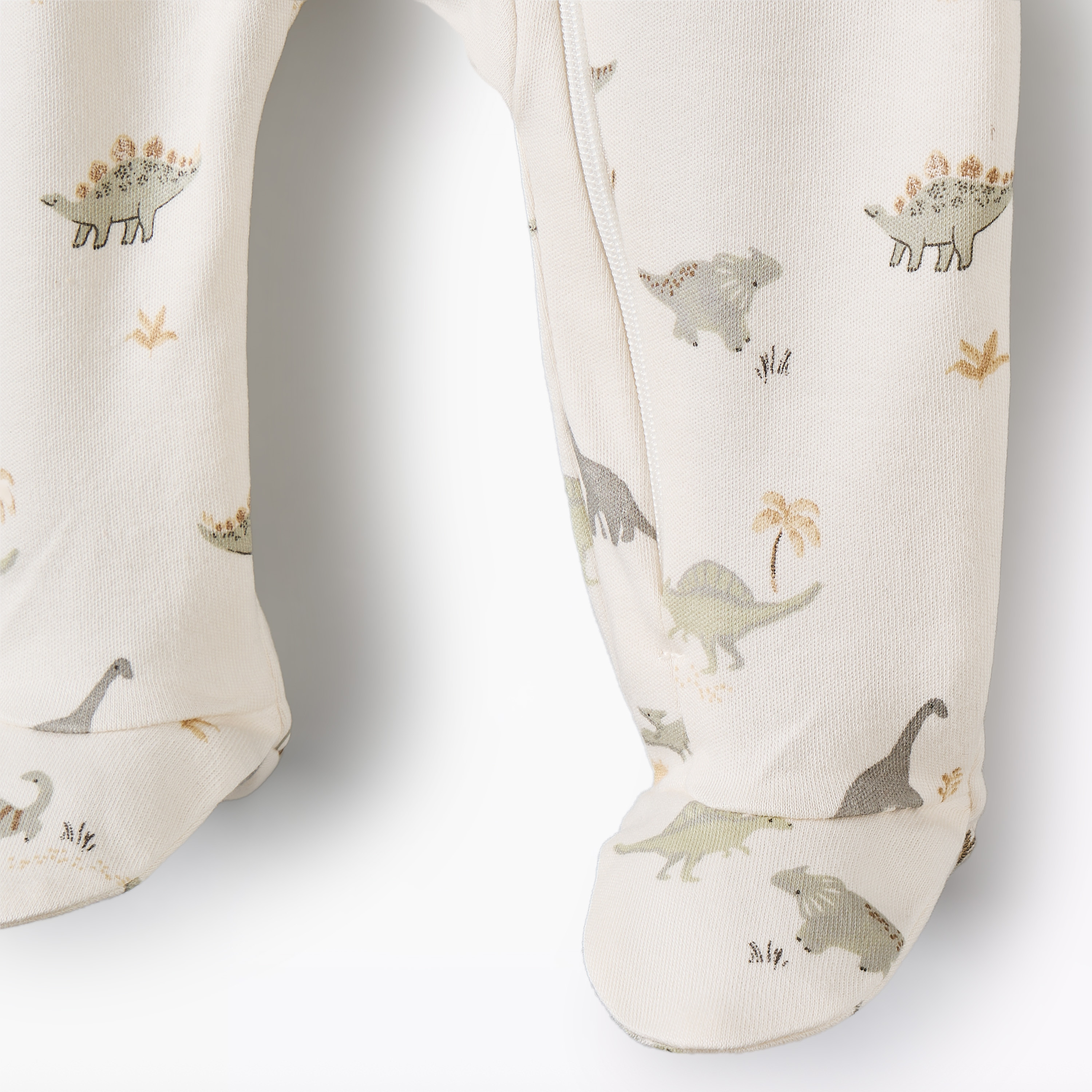 Pack of 5 Juniors Cotton Round Neck Long Sleeves Sleepsuit with Dinosaur Print-baby-boys-clothing-nightwear-sleepsuits-image-9