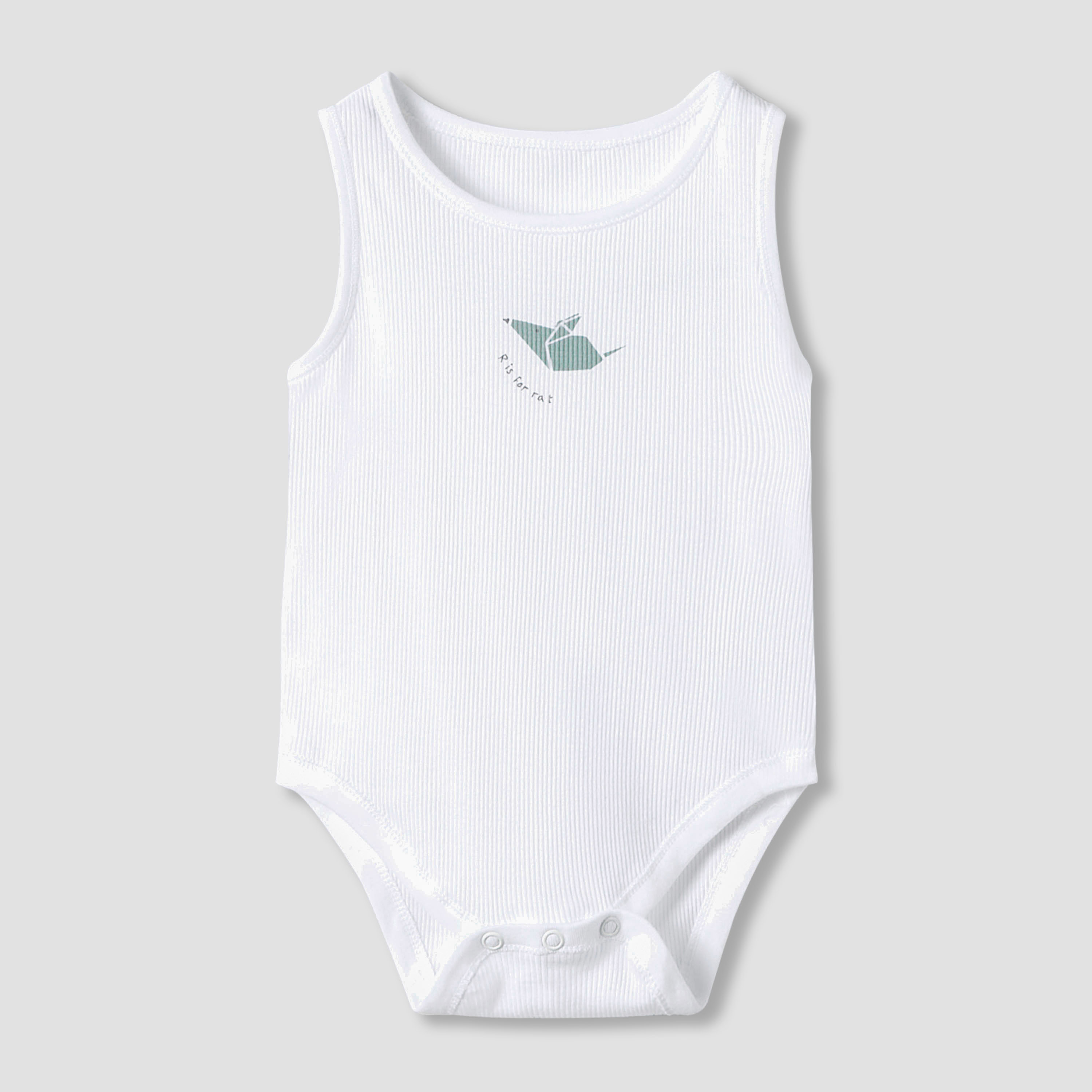 Juniors Round Neck Bodysuit with Snap Button Closure - Cotton - Sleeveless - Set of 7-baby-boys-clothing-bodysuits-image-5