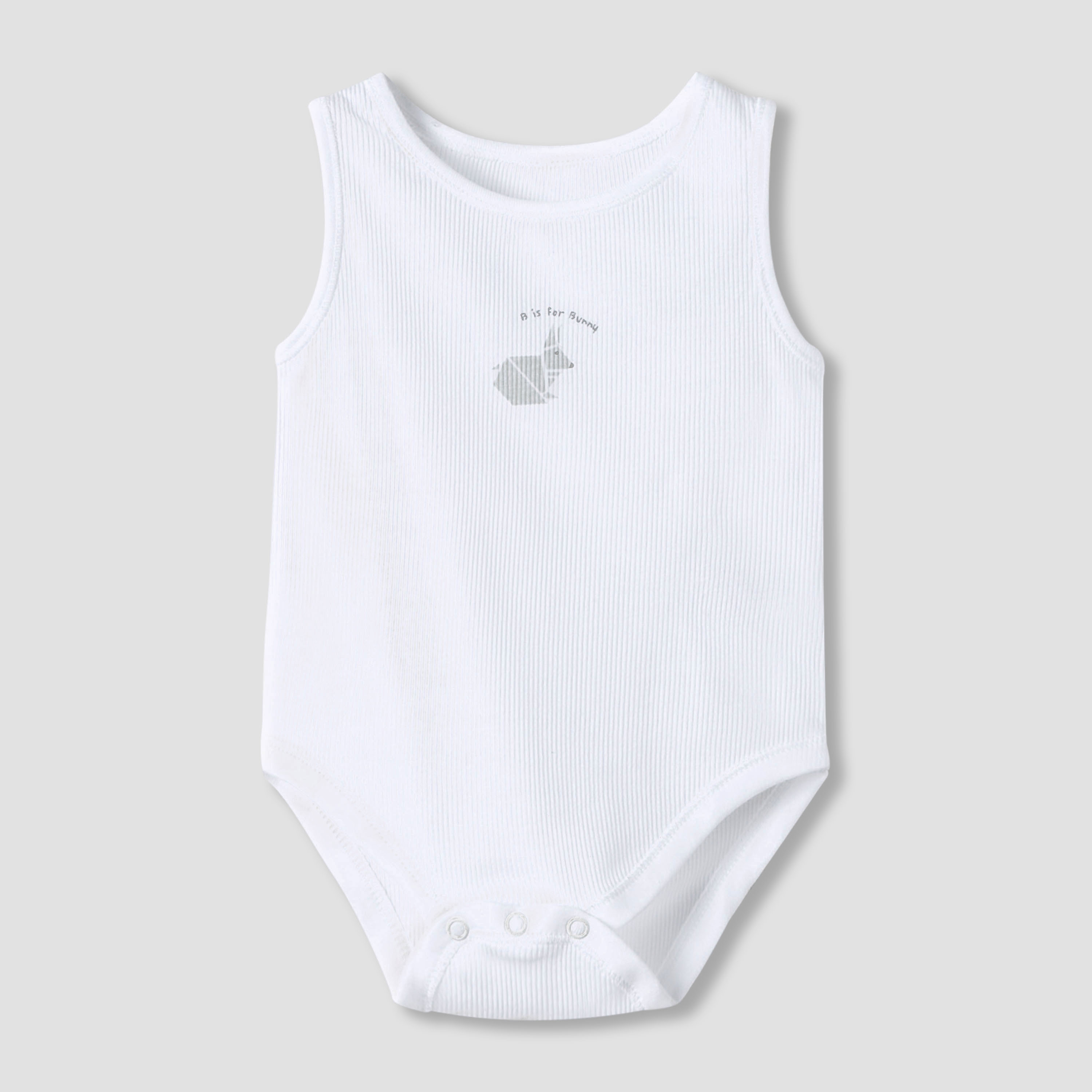 Juniors Round Neck Bodysuit with Snap Button Closure - Cotton - Sleeveless - Set of 7-baby-boys-clothing-bodysuits-image-6