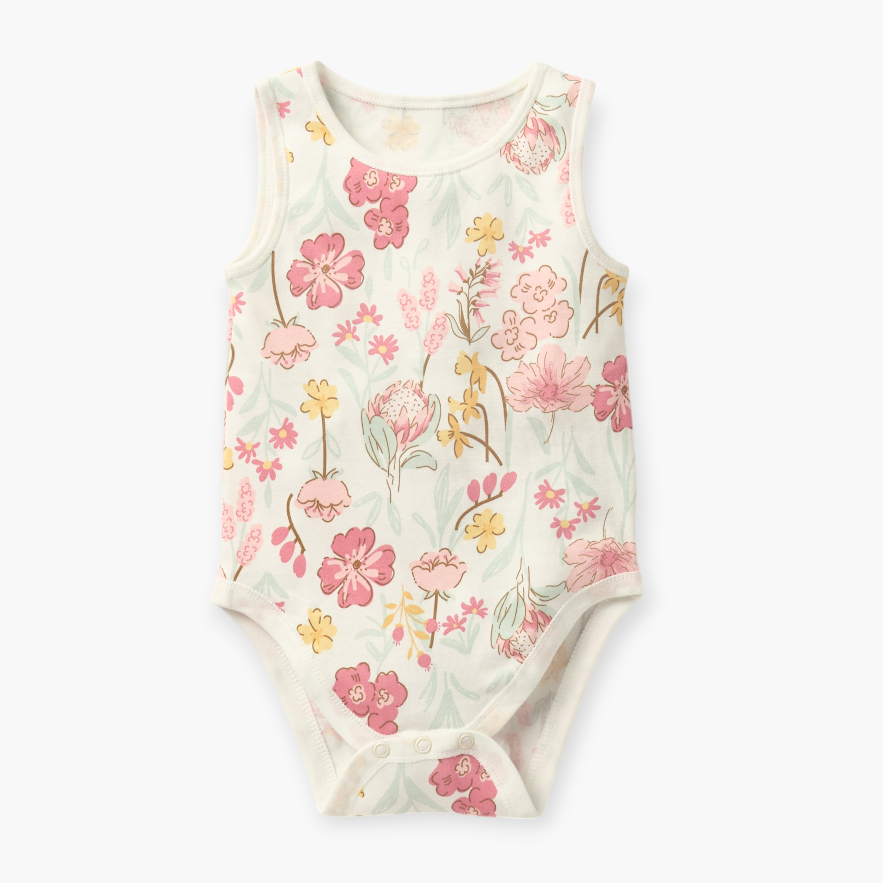 بودي سوت دون أكمام بأزرار إغلاق كبّاسة من جونيورز - طقم 5 قطع متنوعة-baby-girls-clothing-bodysuits-image-2