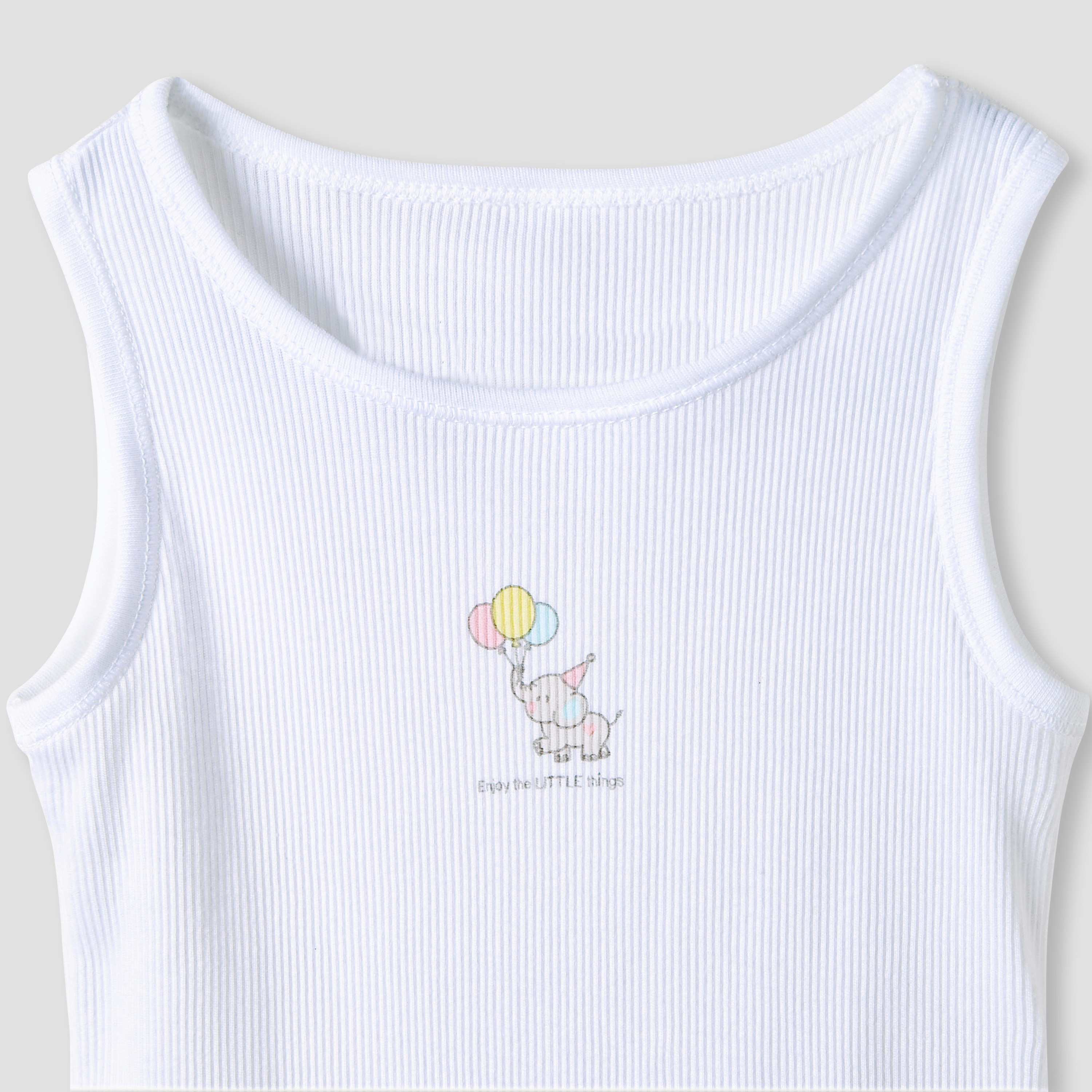 Juniors Round Neck Bodysuit with Snap Button Closure - Cotton - Sleeveless - Set of 7-baby-boys-clothing-bodysuits-image-9