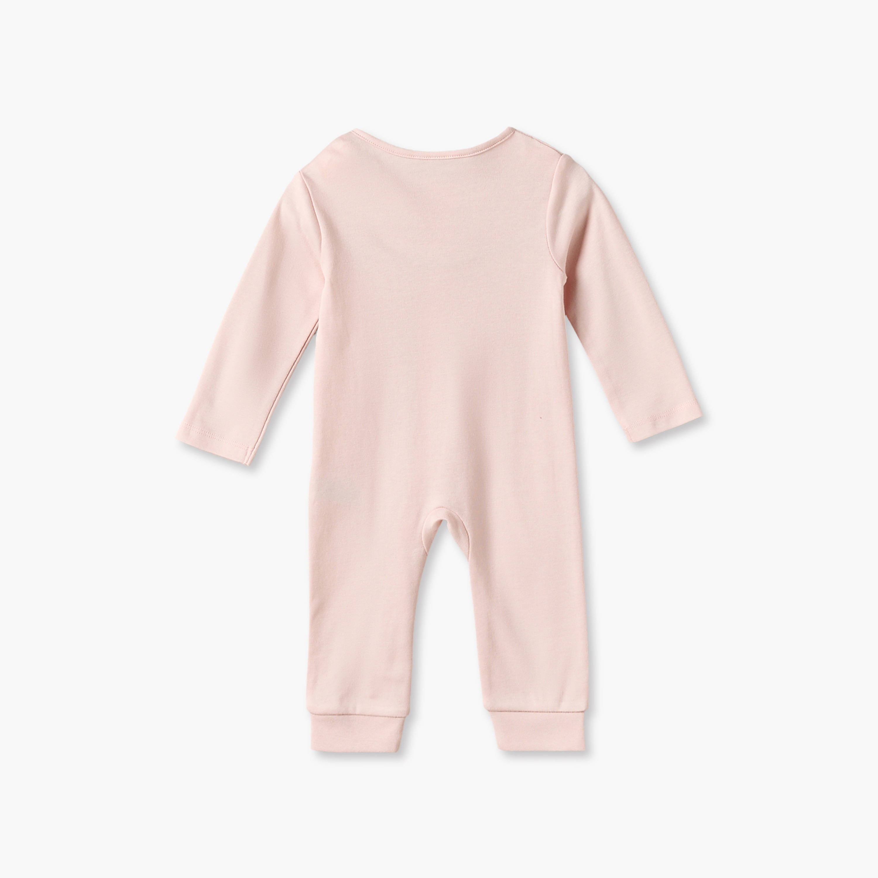 Pack of 3 Juniors Cotton Crew Neck Long Sleeves Sleepsuit with Floral Print-baby-girls-clothing-nightwear-sleepsuits-image-4