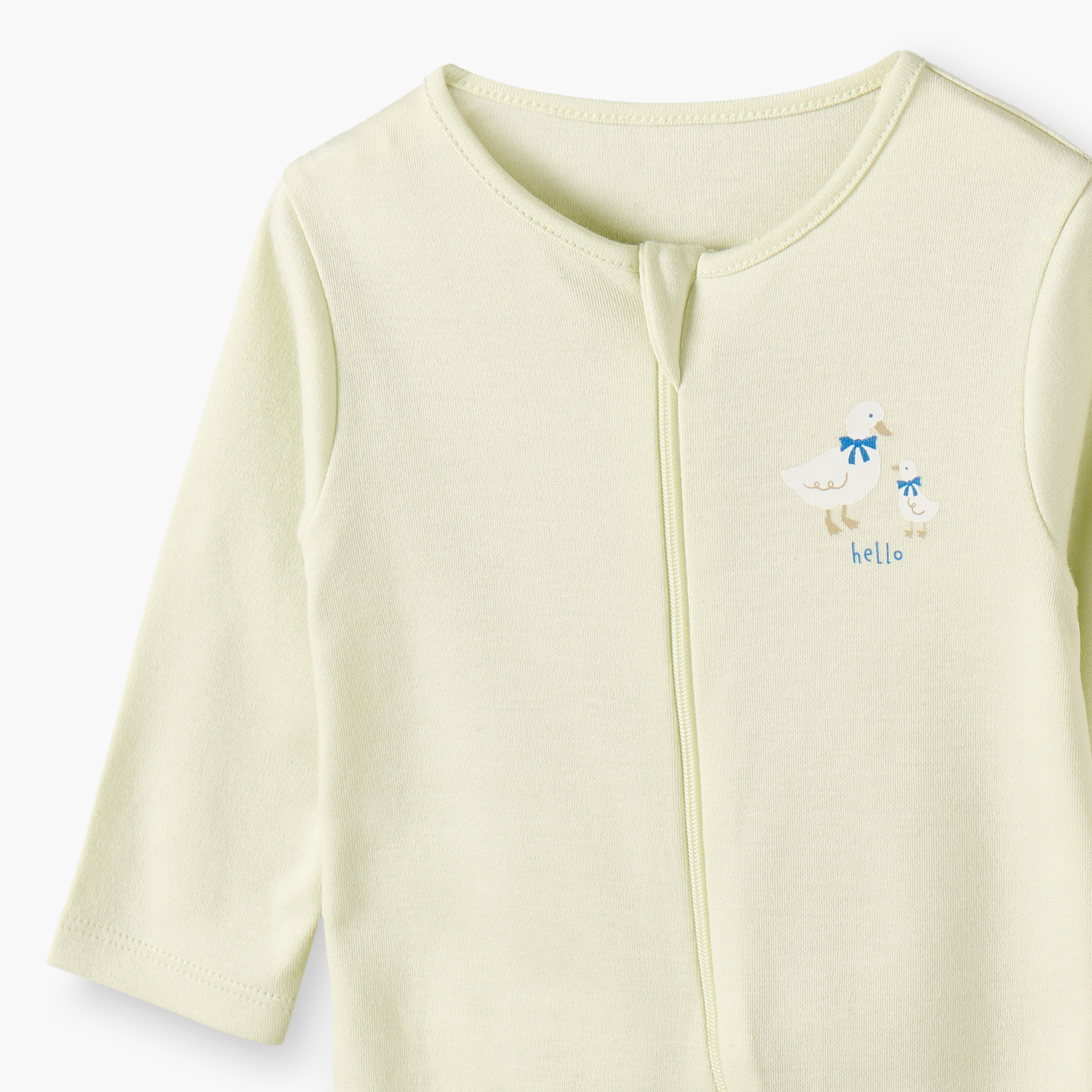 Pack of 3 Juniors Cotton Crew Neck Long Sleeves Sleepsuit with Floral Print-baby-girls-clothing-nightwear-sleepsuits-image-7