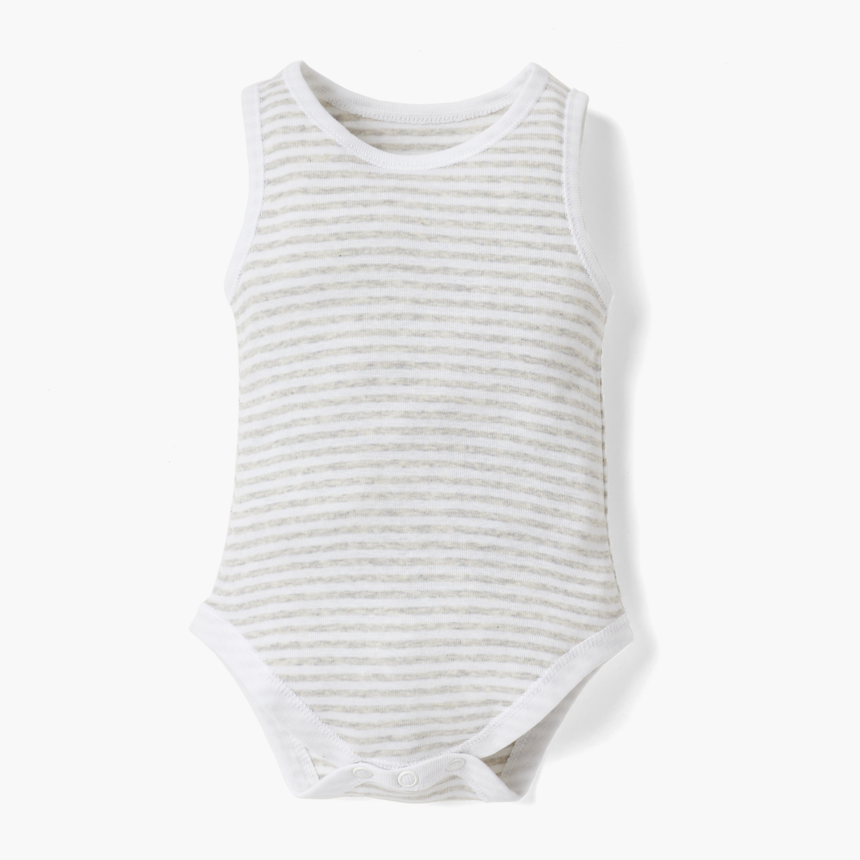 Juniors Printed Sleeveless Bodysuit - Set of 4-baby-boys-clothing-bodysuits-image-5