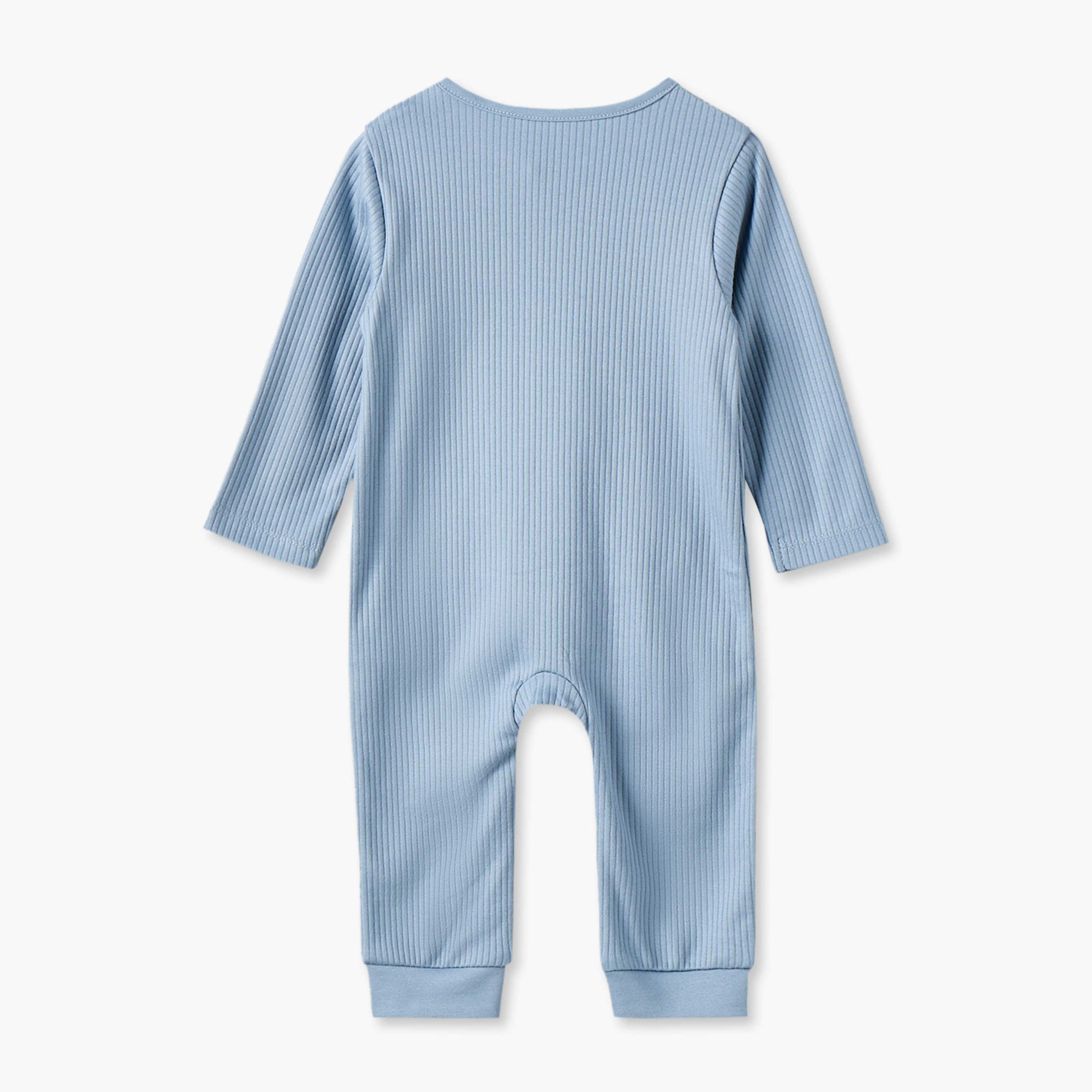Pack of 3 Juniors Cotton Crew Neck Long Sleeves Sleepsuit with Safari Print-baby-boys-clothing-nightwear-sleepsuits-image-3