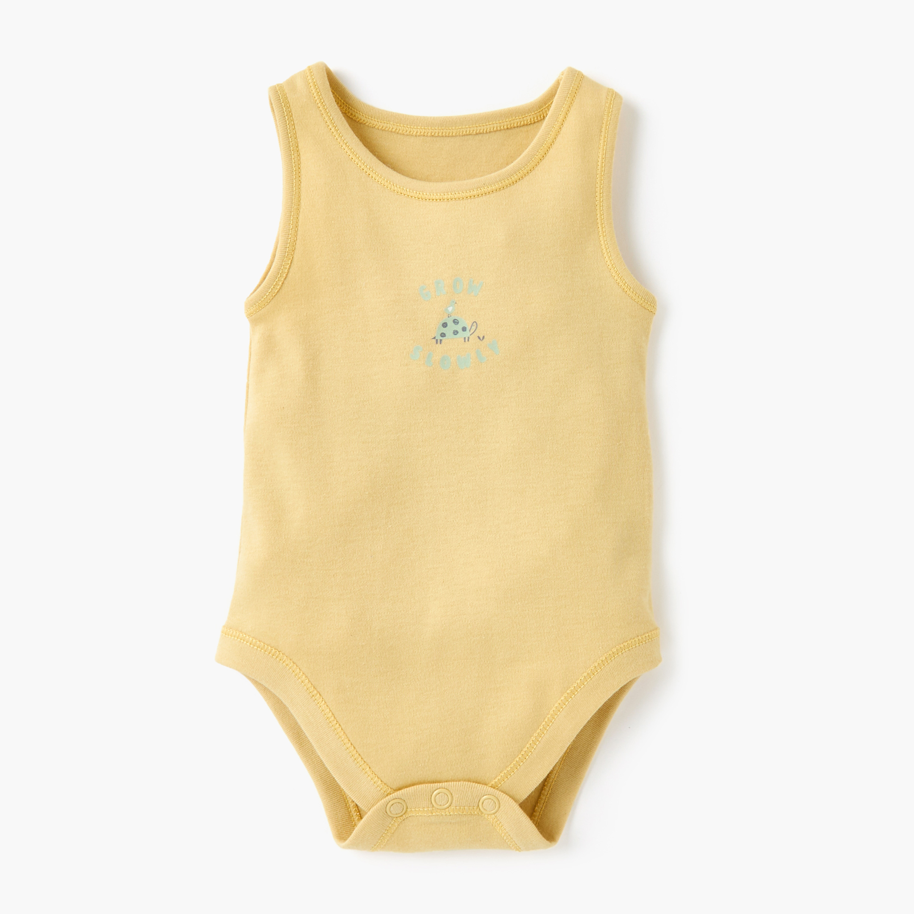 Juniors Printed Sleeveless Bodysuit - Set of 4-baby-boys-clothing-bodysuits-image-5