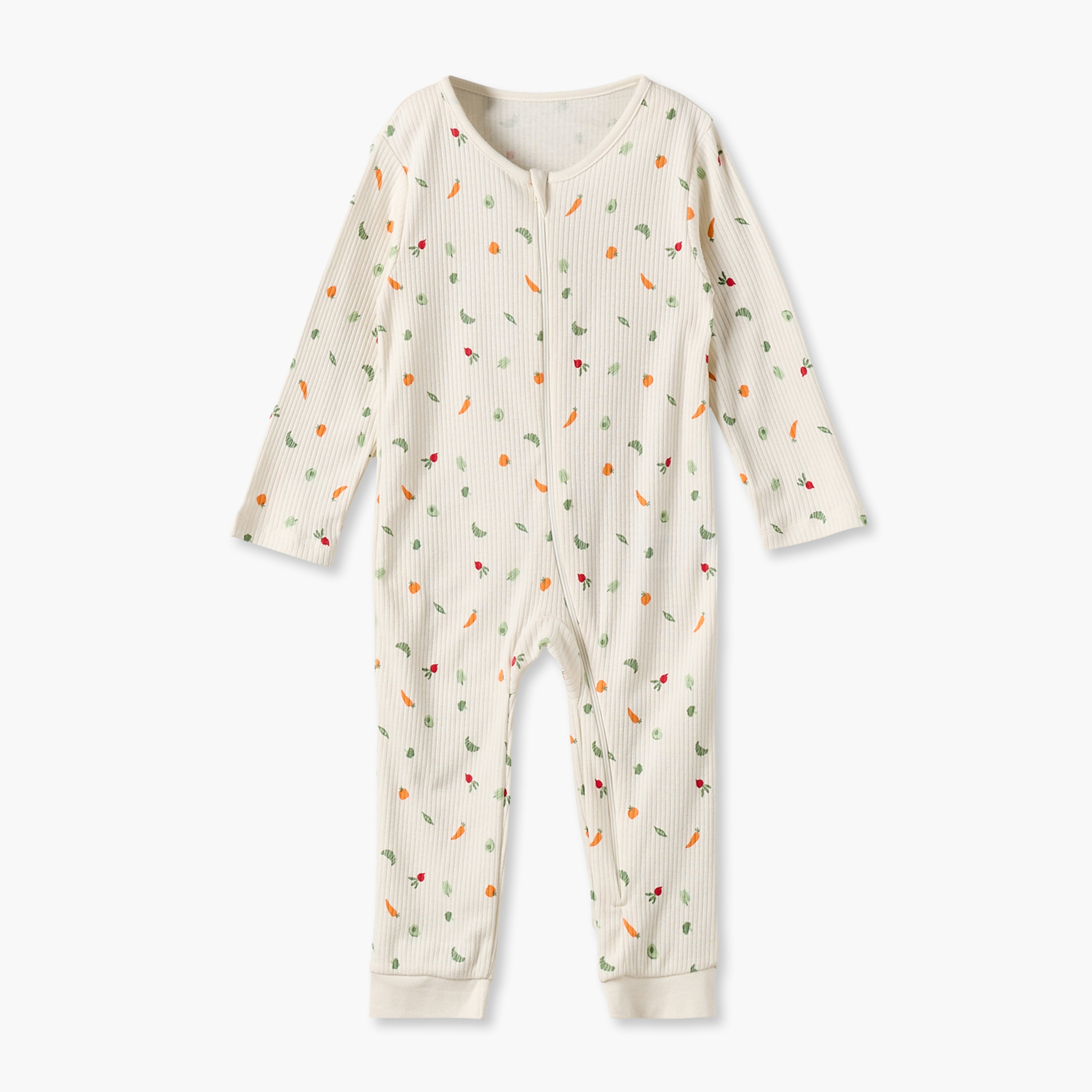 Pack of 3 Juniors Cotton Crew Neck Long Sleeves Sleepsuit with Floral Print-baby-girls-clothing-nightwear-sleepsuits-image-5