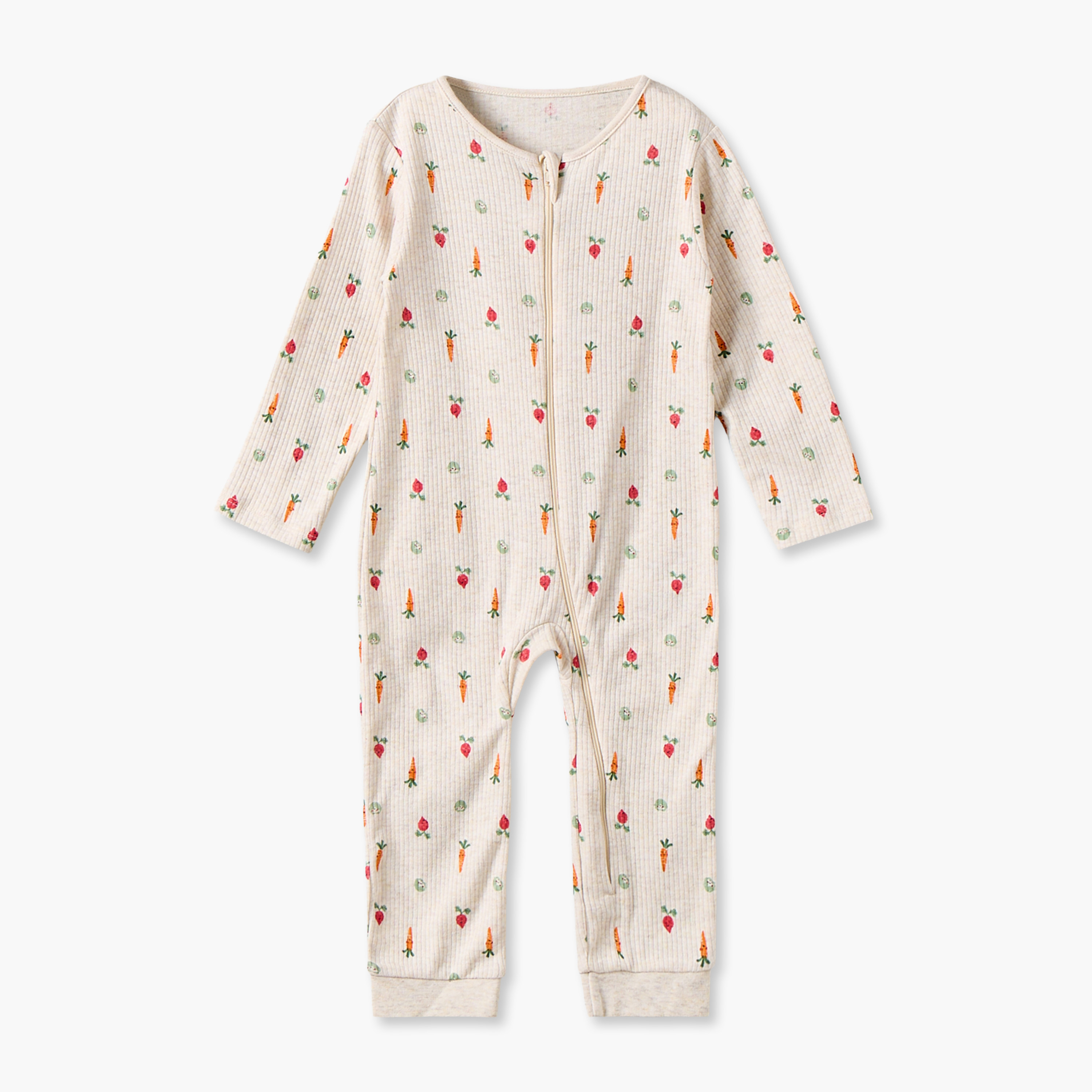 Pack of 3 Juniors Cotton Crew Neck Long Sleeves Sleepsuit with Floral Print-baby-girls-clothing-nightwear-sleepsuits-image-6