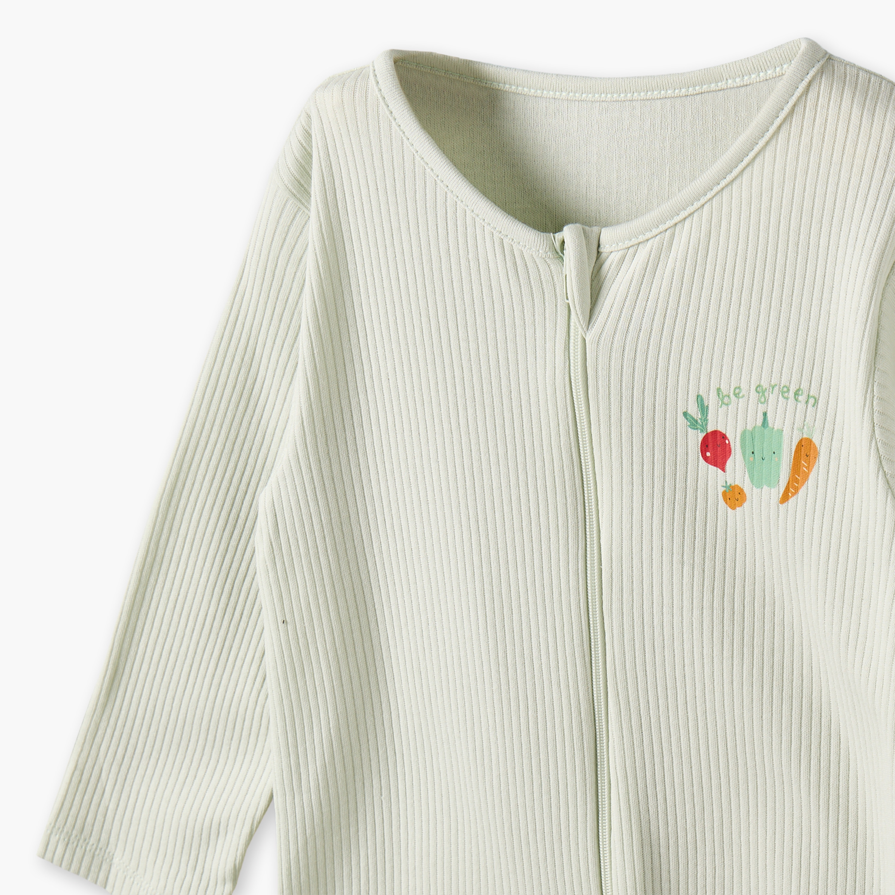Pack of 3 Juniors Cotton Crew Neck Long Sleeves Sleepsuit with Floral Print-baby-girls-clothing-nightwear-sleepsuits-image-7