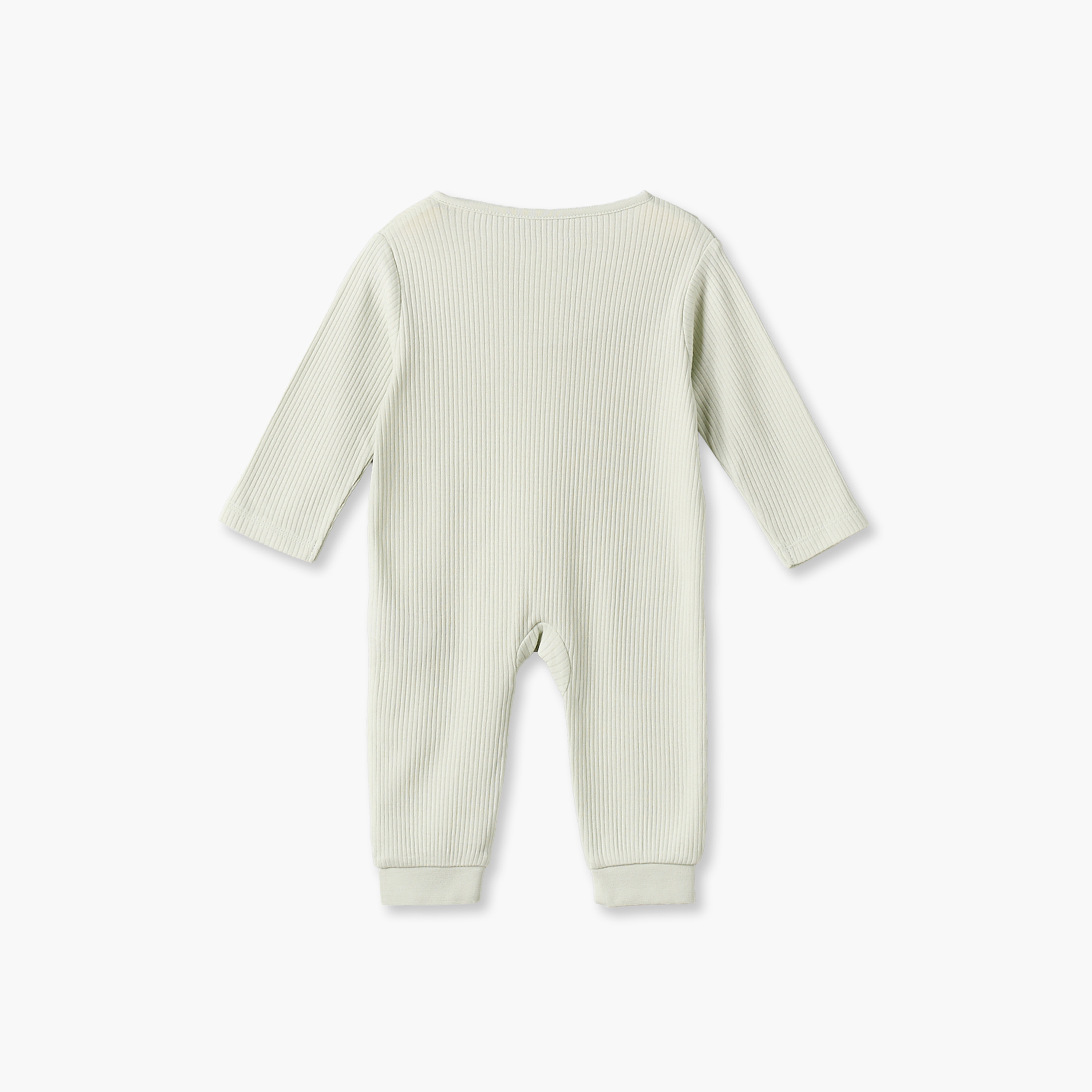 Pack of 3 Juniors Cotton Crew Neck Long Sleeves Sleepsuit with Zip Closure-baby-boys-clothing-nightwear-sleepsuits-image-3