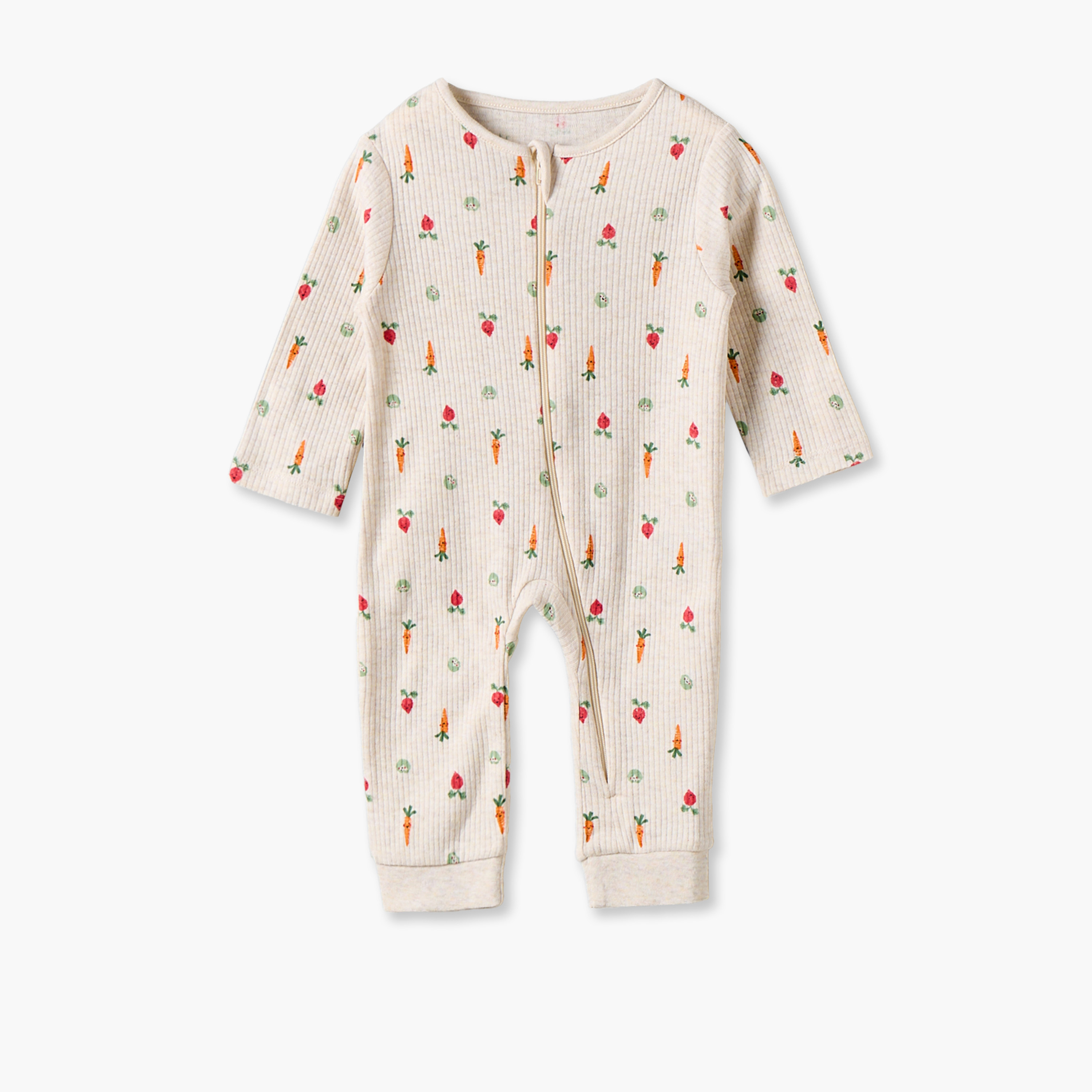 Pack of 3 Juniors Cotton Crew Neck Long Sleeves Sleepsuit with Zip Closure-baby-boys-clothing-nightwear-sleepsuits-image-5
