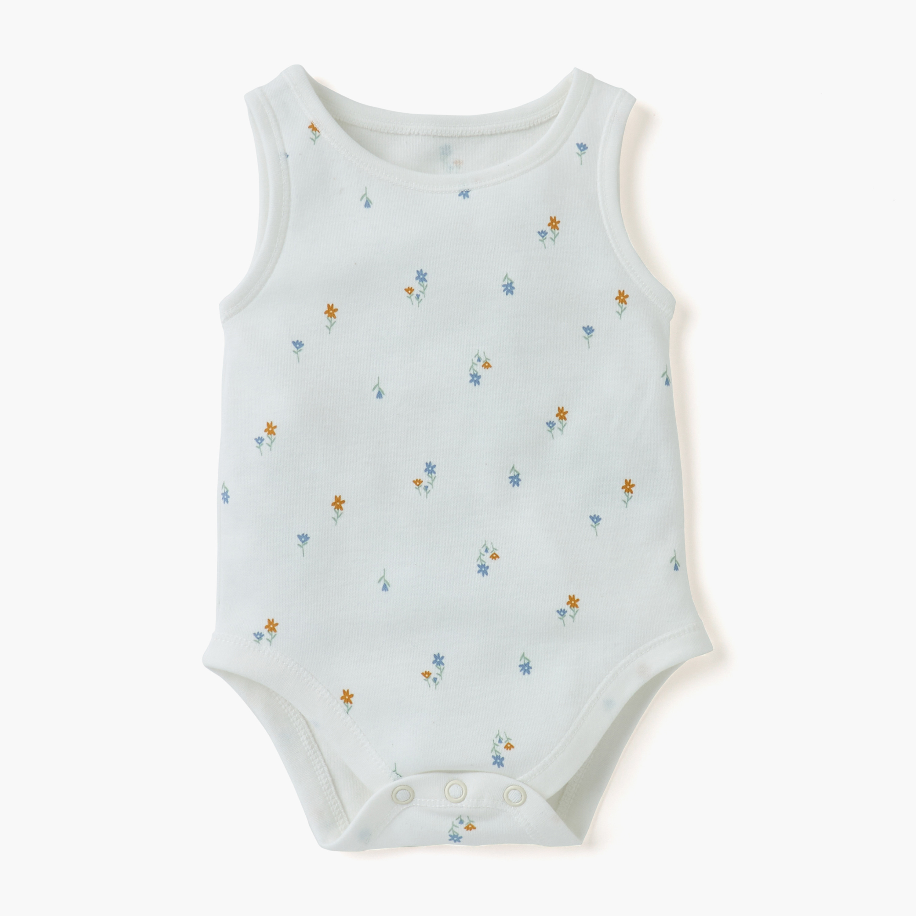 Juniors Printed Sleeveless Bodysuit - Set of 4-baby-girls-clothing-multipacks-image-3