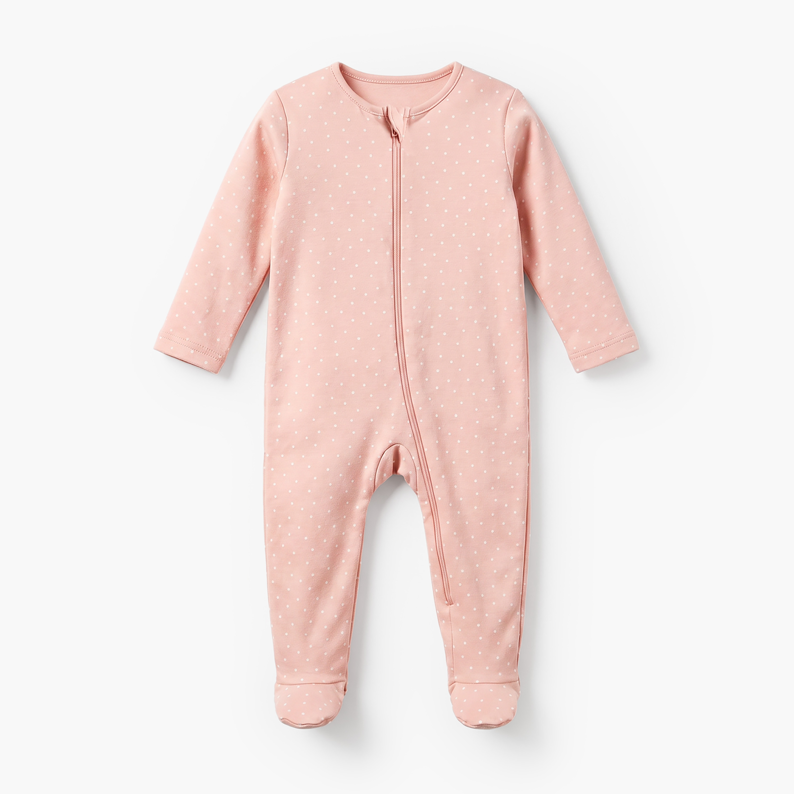 Pack of 5 Juniors Cotton Round Neck Long Sleeves Sleepsuit with Assorted Print-baby-girls-clothing-nightwear-sleepsuits-image-4