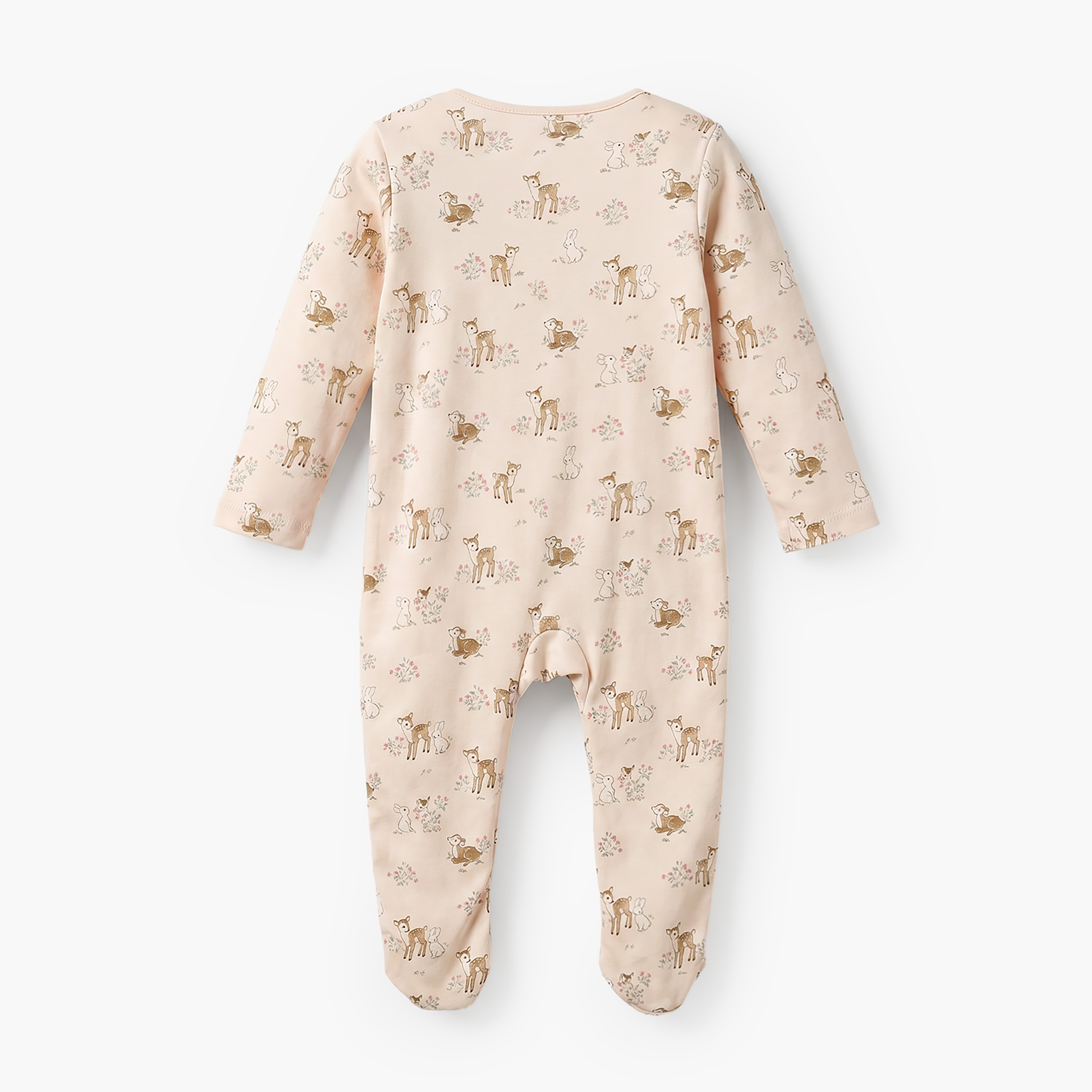 Pack of 5 Juniors Cotton Round Neck Long Sleeves Sleepsuit with Assorted Print-baby-girls-clothing-nightwear-sleepsuits-image-7