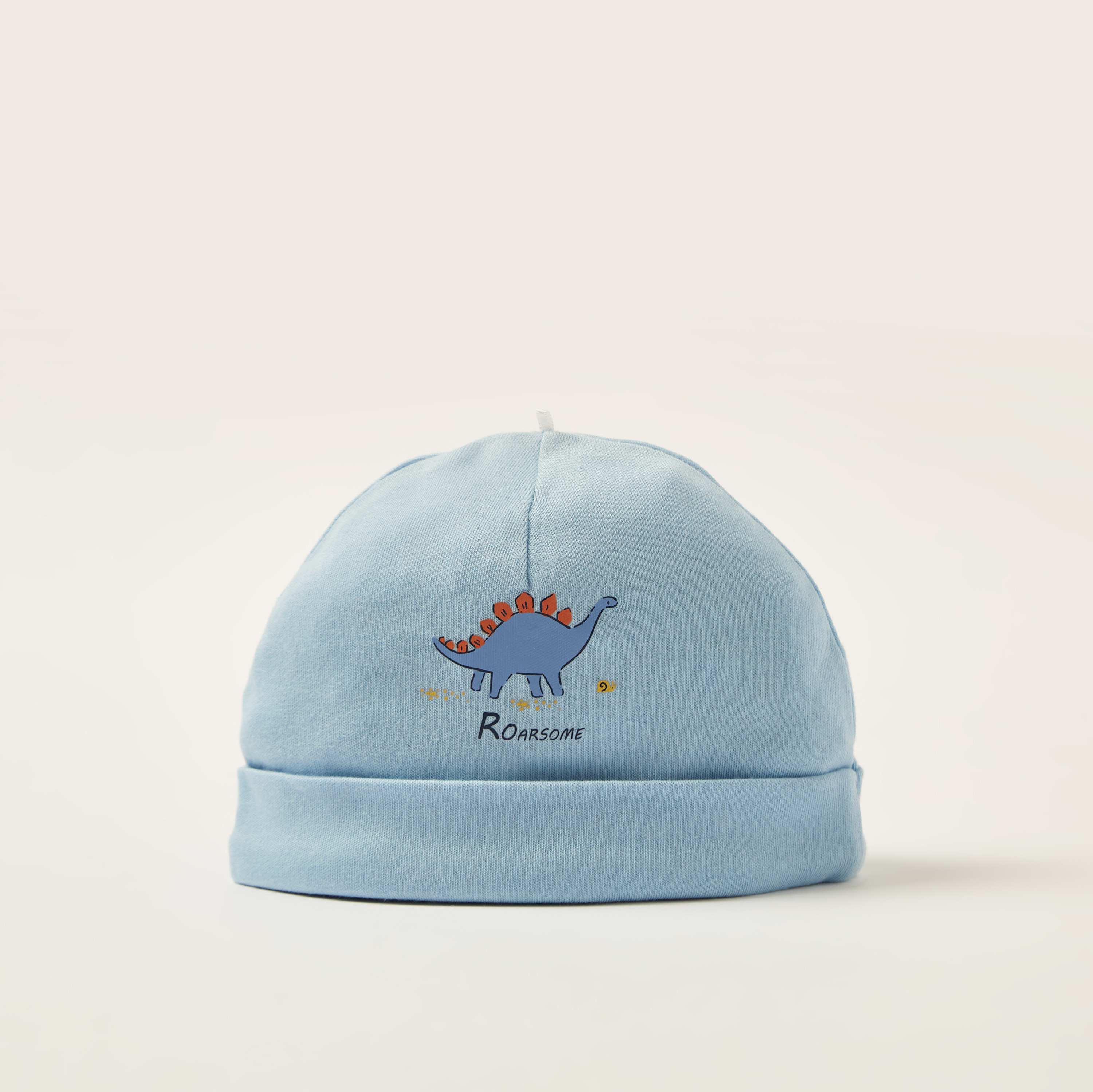 Juniors Dinosaur Print Cap - Set of 2-baby-boys-accessories-caps-image-3