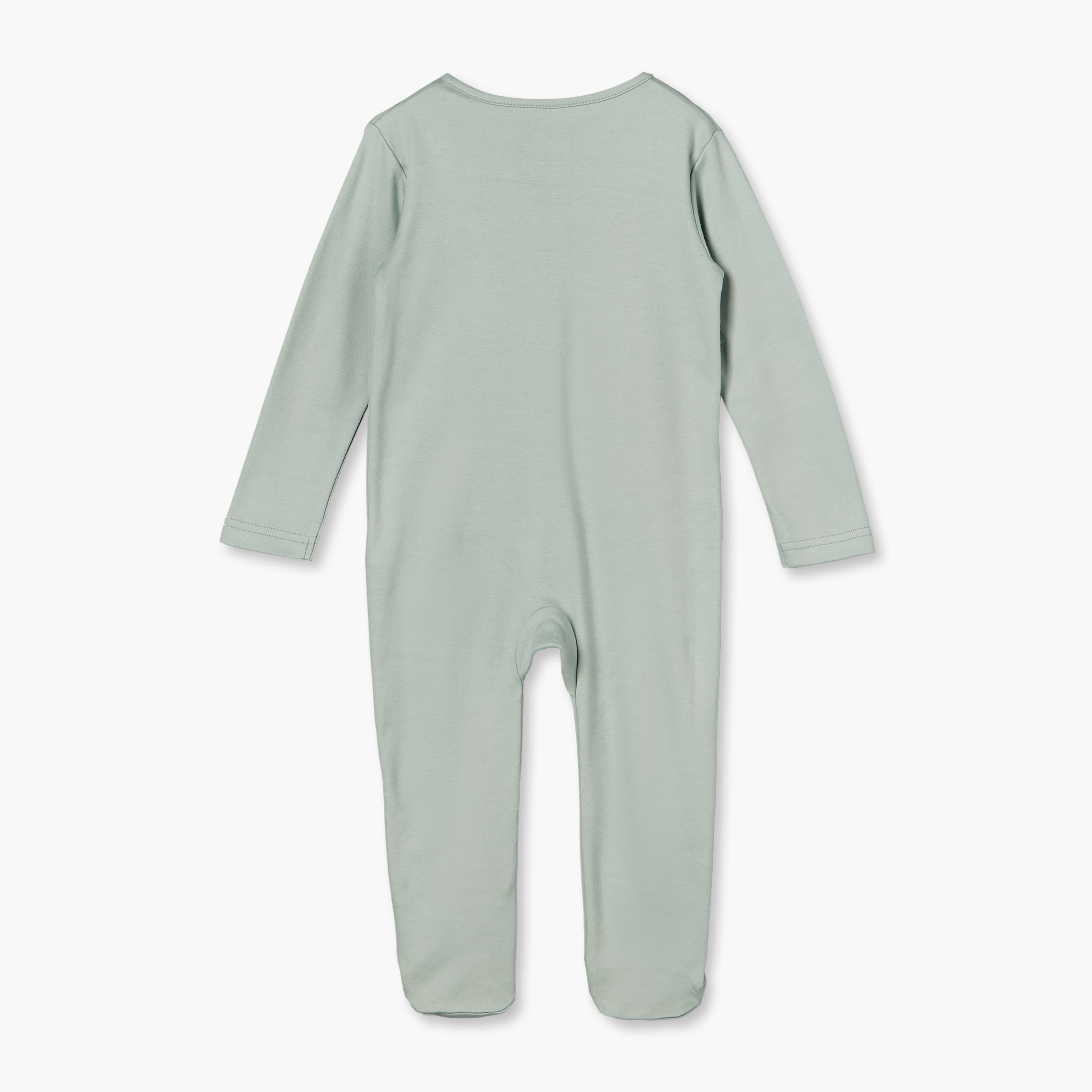 بدلة نوم قطن بياقة ضيقة وأكمام طويلة وسحّاب إغلاق من جونيورز - عبوة من 3 قطع-baby-girls-clothing-nightwear-sleepsuits-image-5