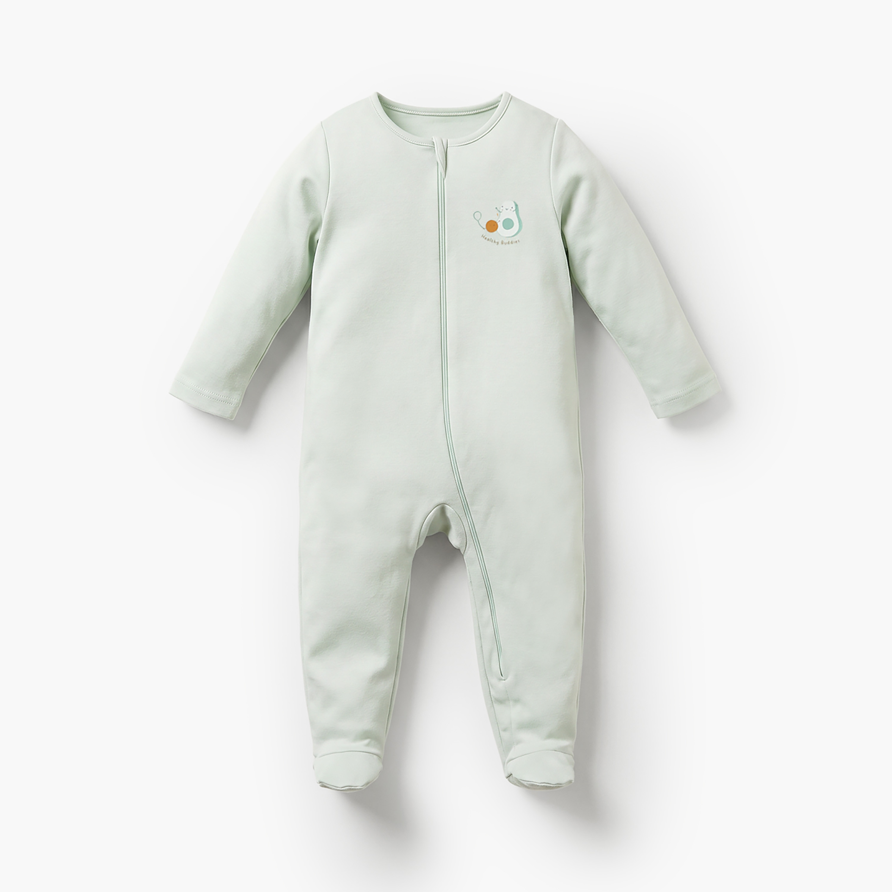 Pack of 5 Juniors Cotton Round Neck Long Sleeves Sleepsuit with Assorted Print-baby-boys-clothing-nightwear-sleepsuits-image-6