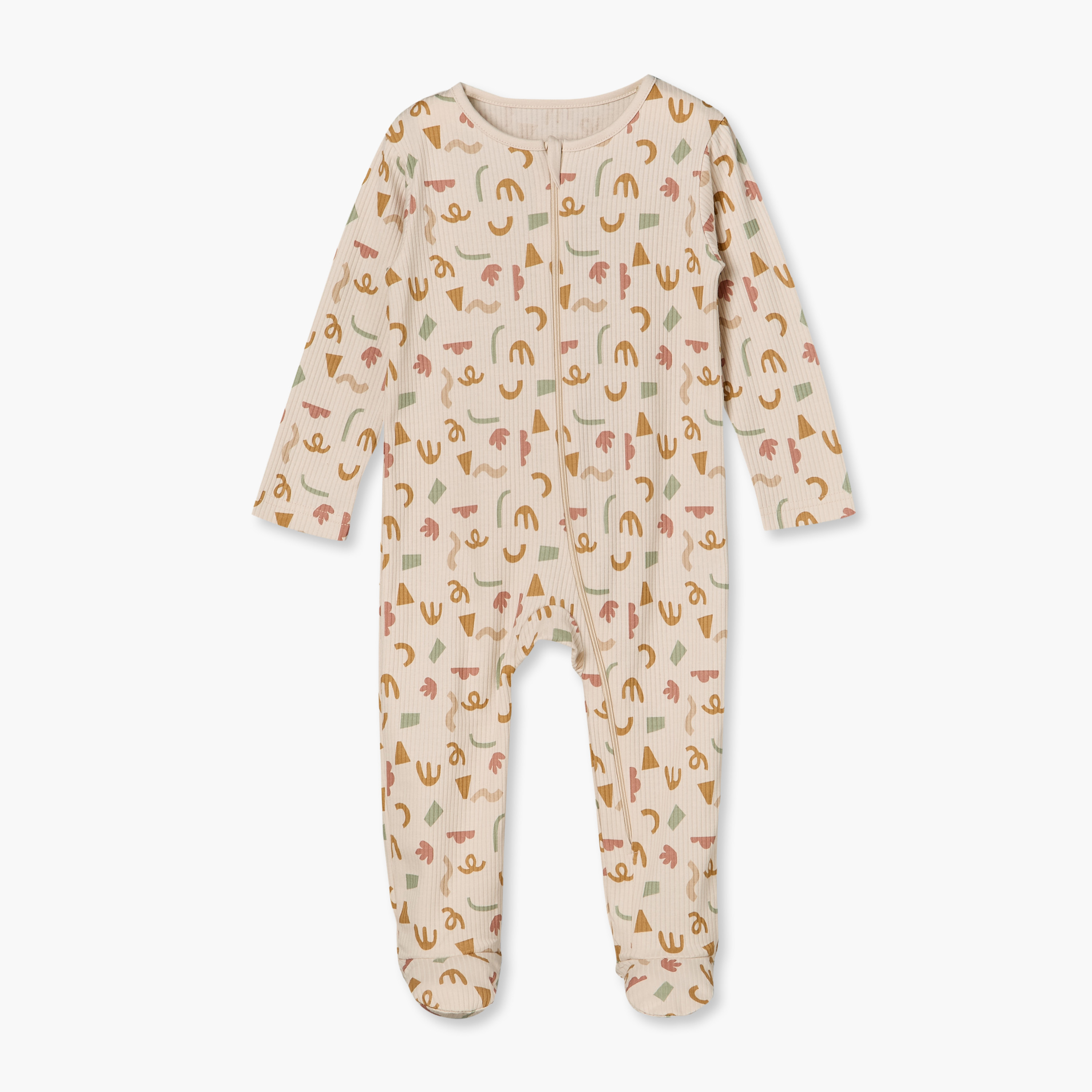 بدلة نوم قطن بياقة ضيقة وأكمام طويلة وطبعات من جونيورز - عبوة من 3 قطع-baby-boys-clothing-nightwear-sleepsuits-image-4